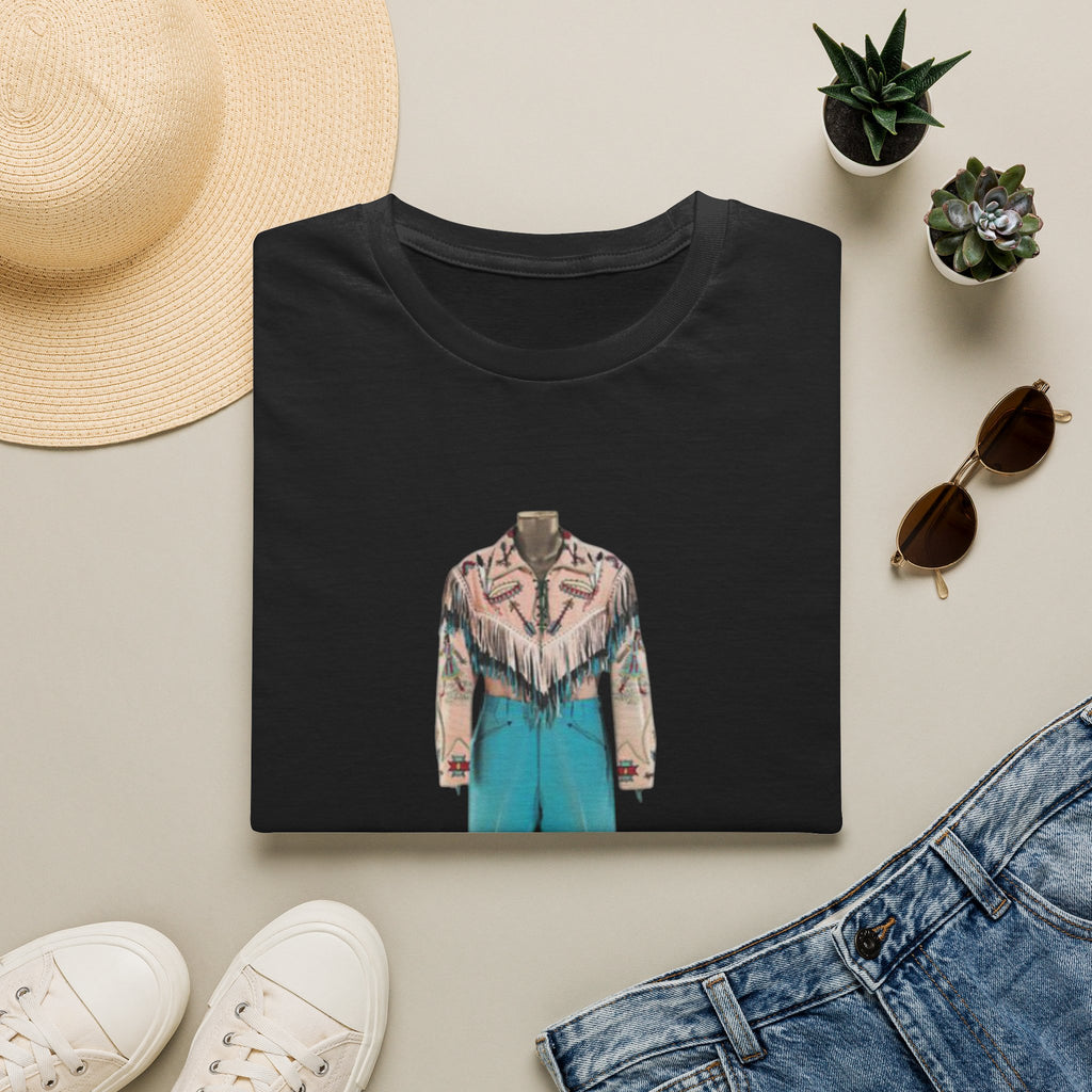 Cowboy Jacket Illustration T-Shirt — Vintage Western Outfit Graphic Tee