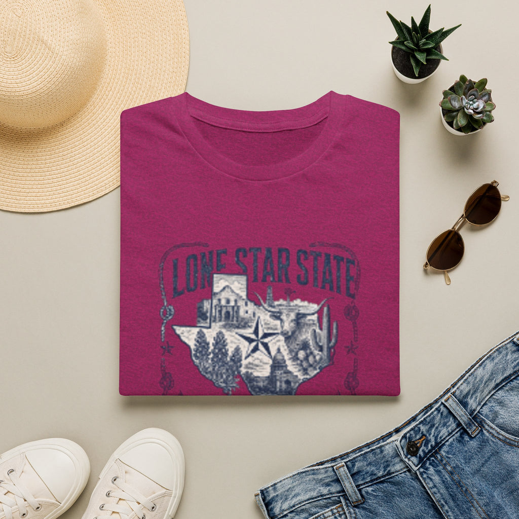 Lone Star State Texas T-Shirt — Vintage Texas Map & Emblem Tee