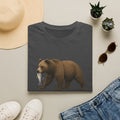 Bear with Fish T-Shirt — Rustic Wildlife Graphic Tee for Nature Lovers