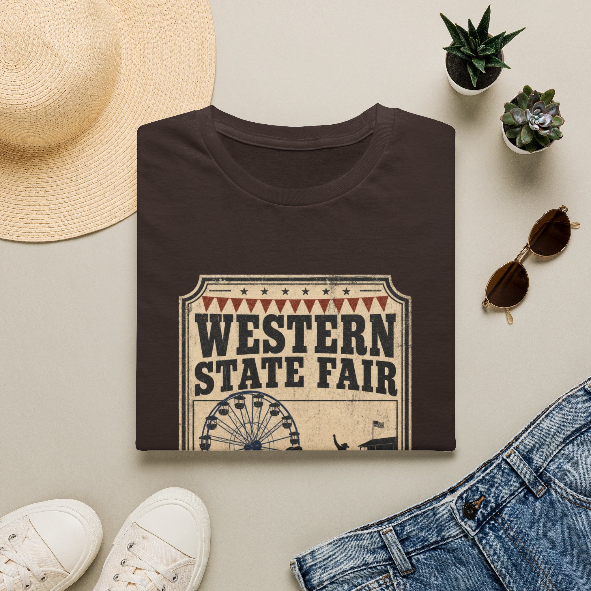 Western State Fair T-Shirt — 'Come One Come All' Vintage Carnival Tee
