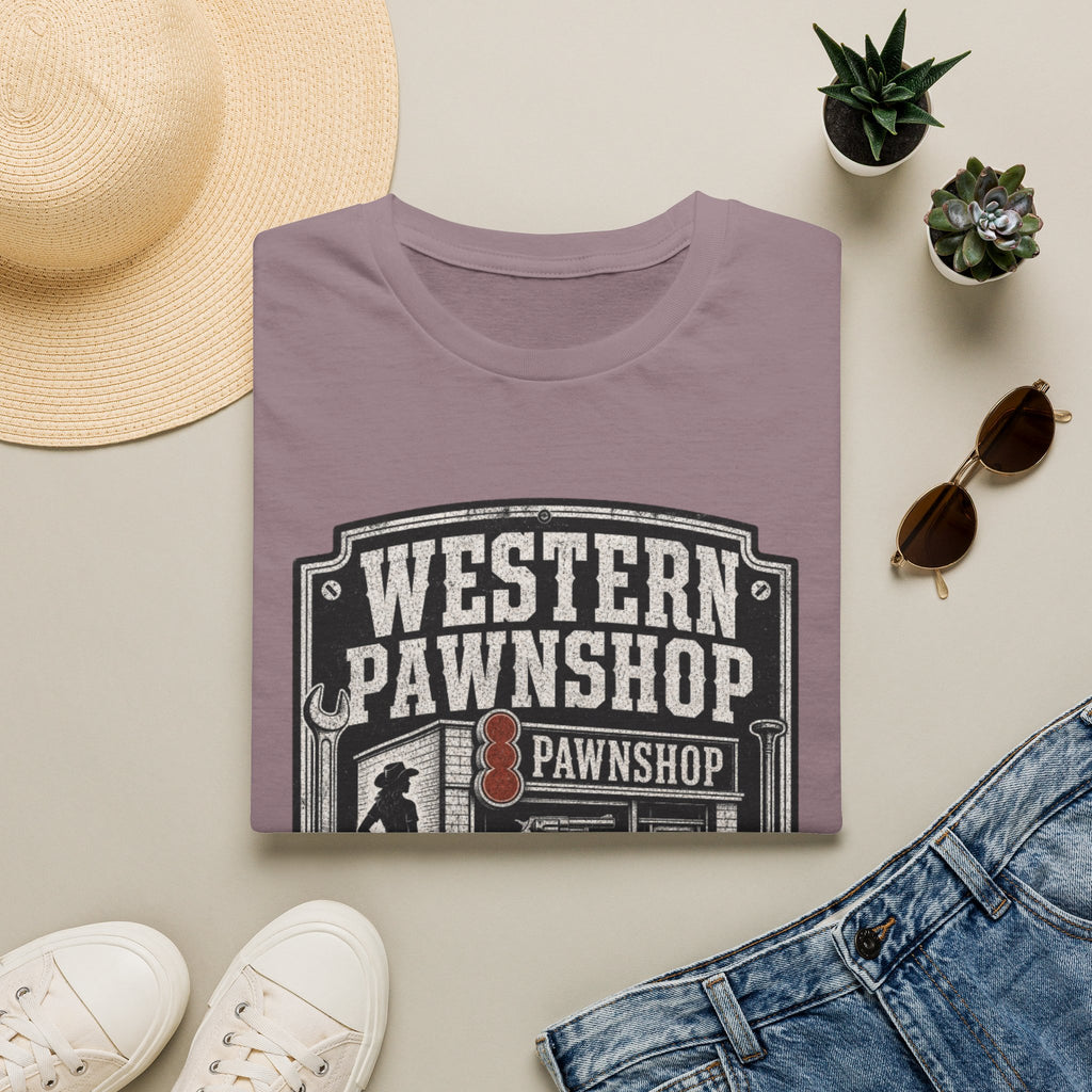 Western Pawnshop T-Shirt — Vintage Wild West Pawnshop Graphic Tee
