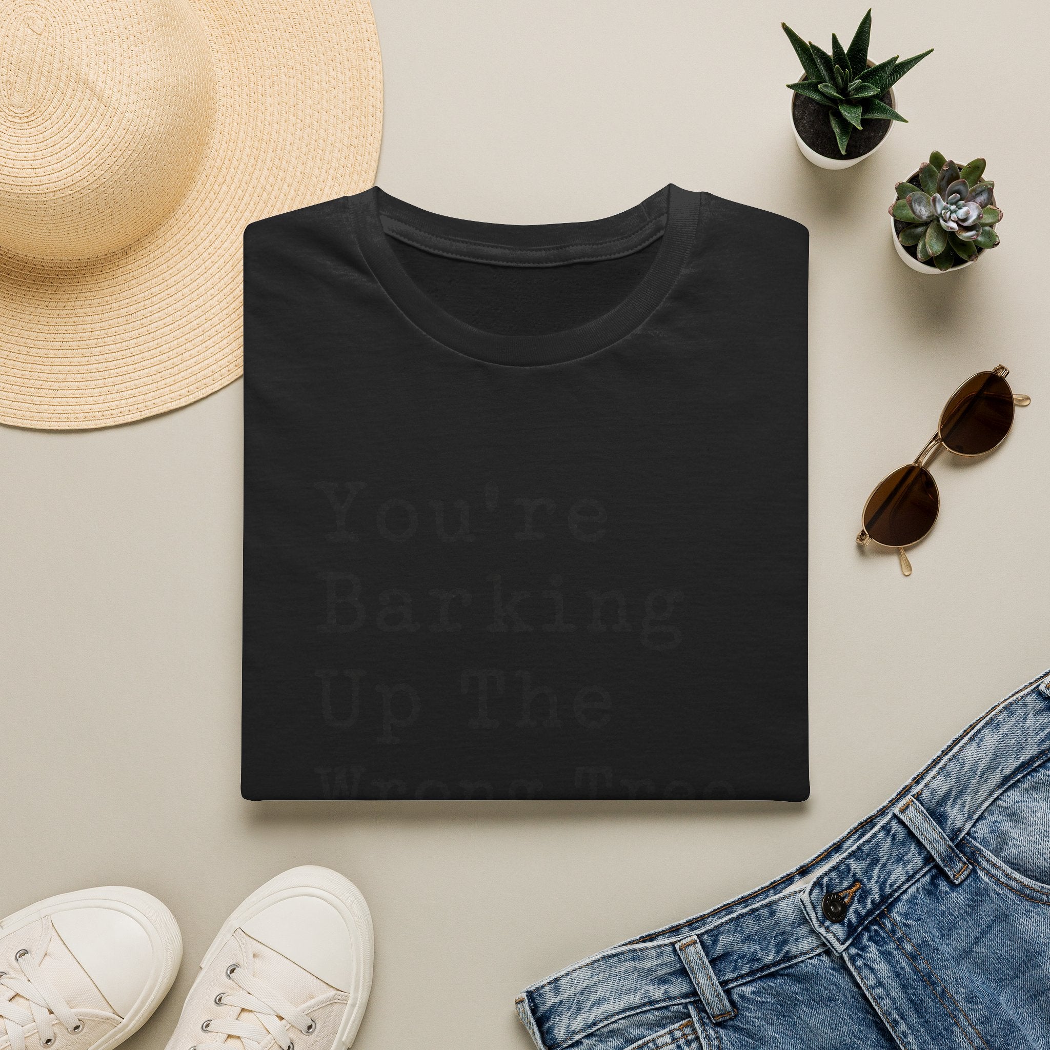 You’re Barking Up The Wrong Tree Tee — Funny Casual Graphic T-Shirt