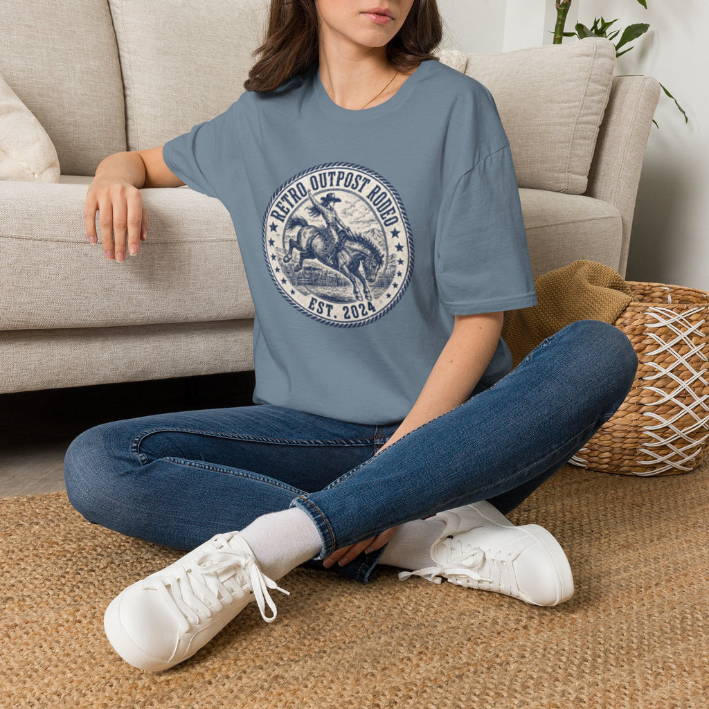 Retro Outpost Rodeo T-Shirt — Vintage Rodeo Bull Rider Tee (Est. 2021)