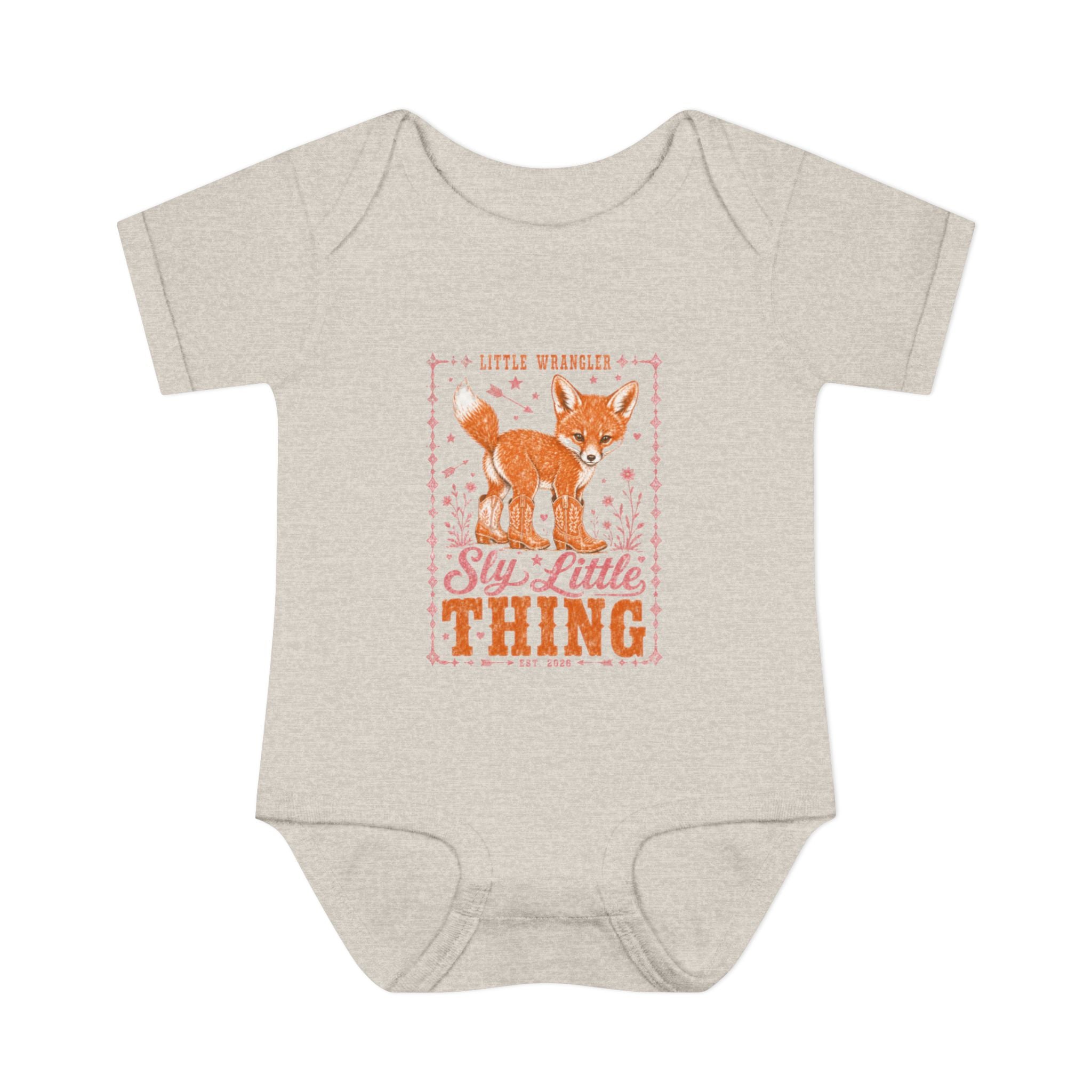"Sly Little Thing" Baby Fox Infant Onesie