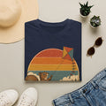 Retro Squirrel Kite T-Shirt — Vintage Sunset Nature Tee