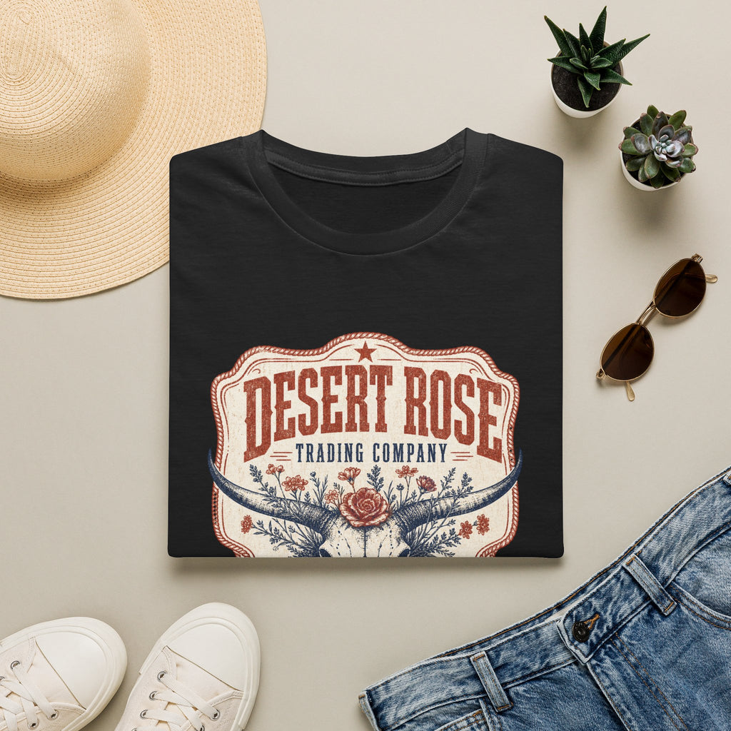 Desert Rose T‑Shirt — Vintage Western Trading Company Graphic Tee