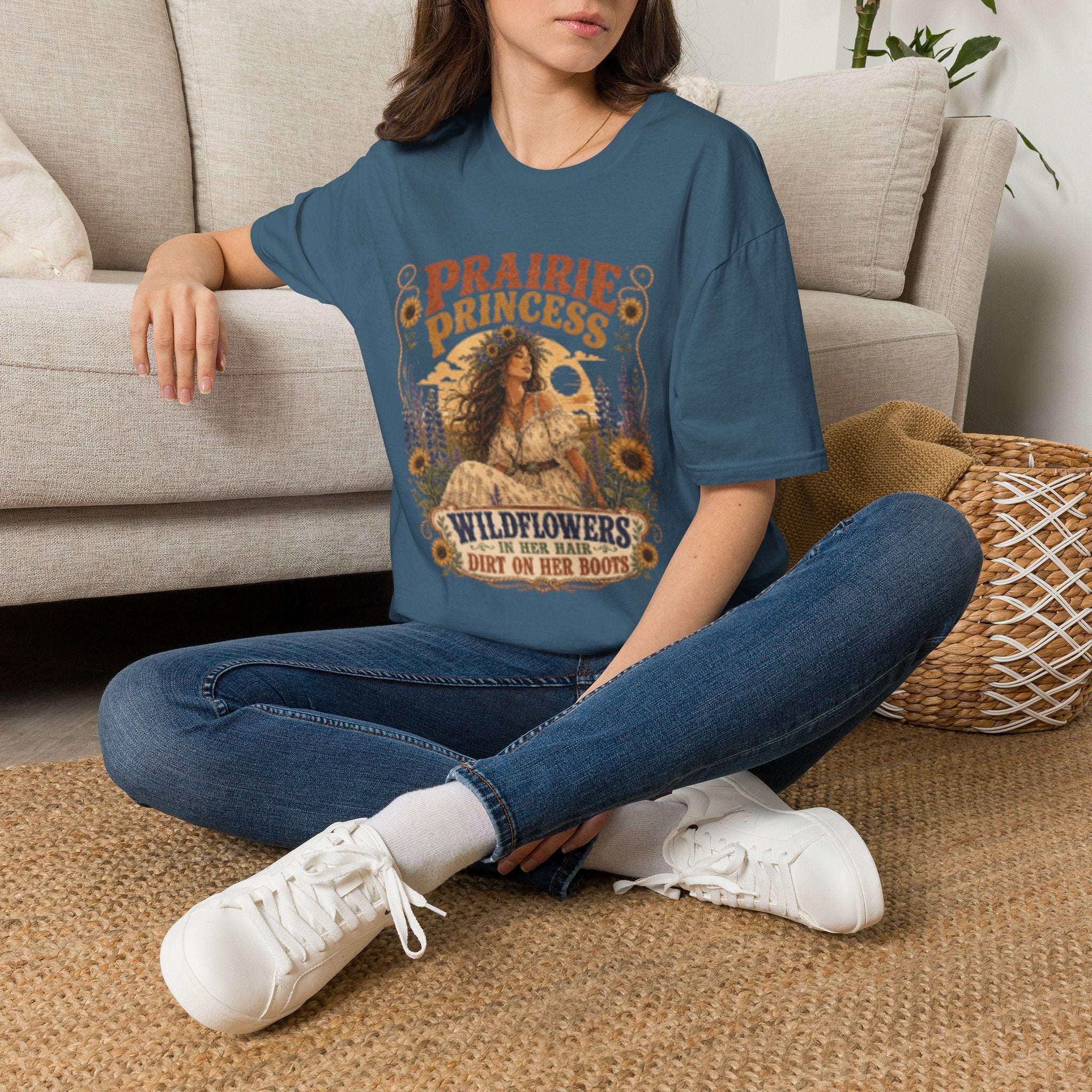 Prairie Princess T-Shirt — Wildflowers & Sunshine Graphic Tee