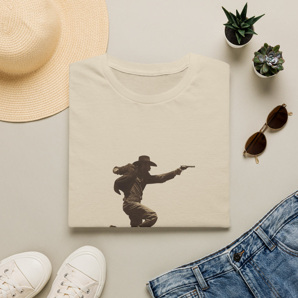 Cowboy Silhouette T-Shirt — Wild West Era Graphic Tee