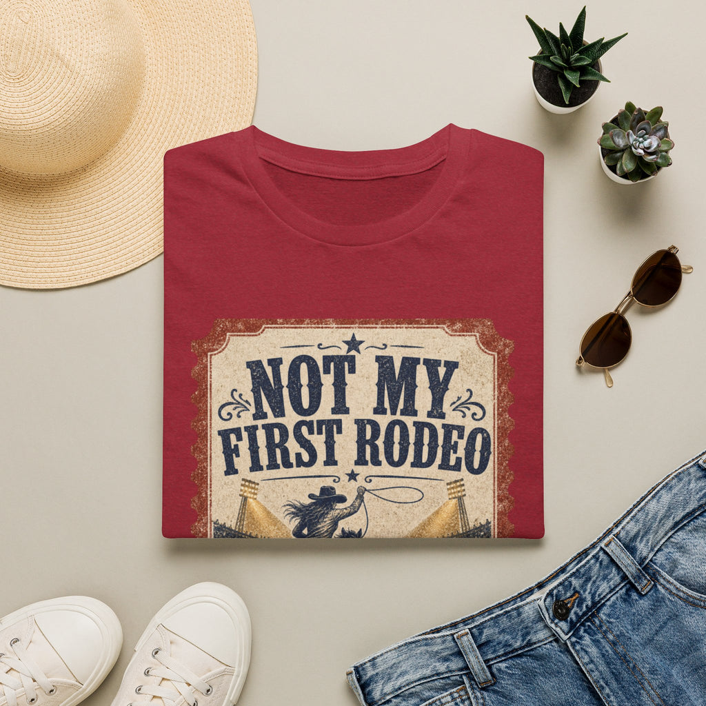 Not My First Rodeo T-Shirt — Vintage Western Rodeo Tee