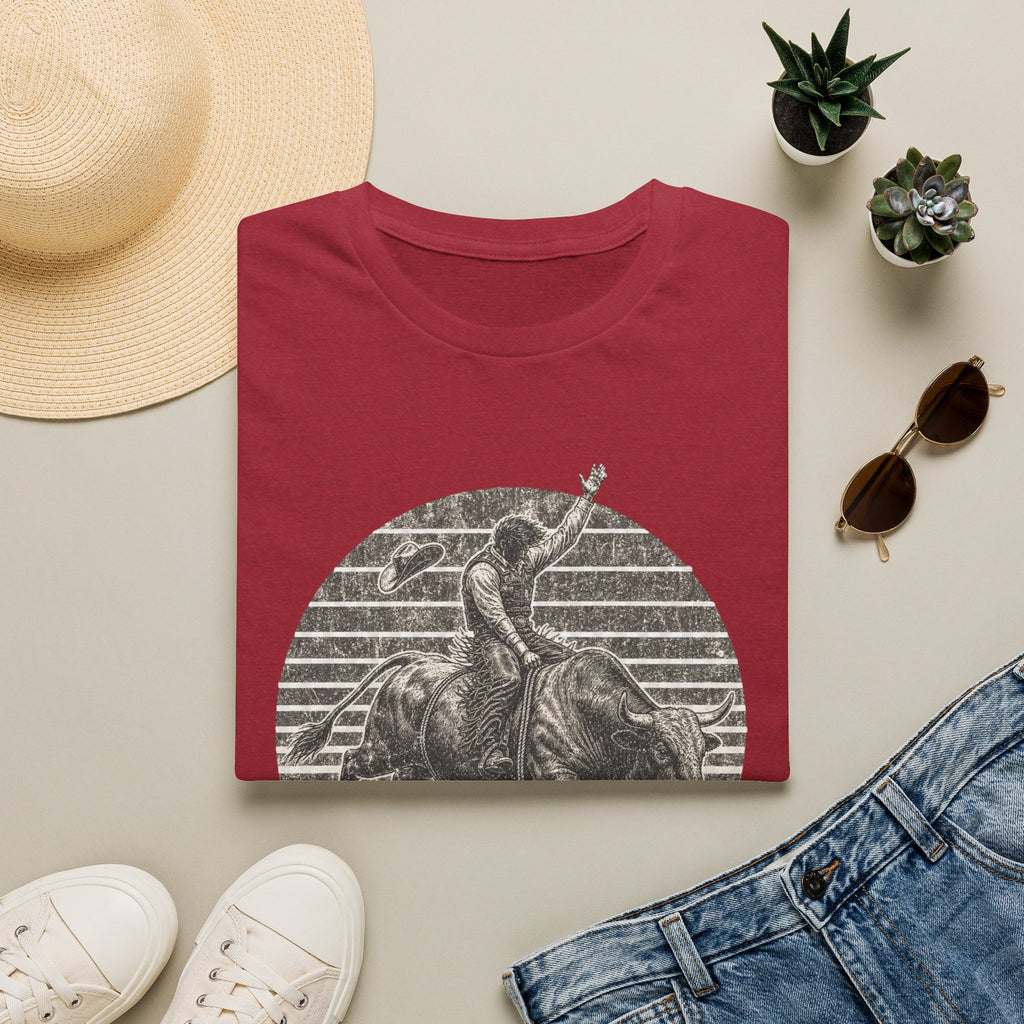 Bull Rider T-Shirt — Vintage Rodeo Western Graphic Tee