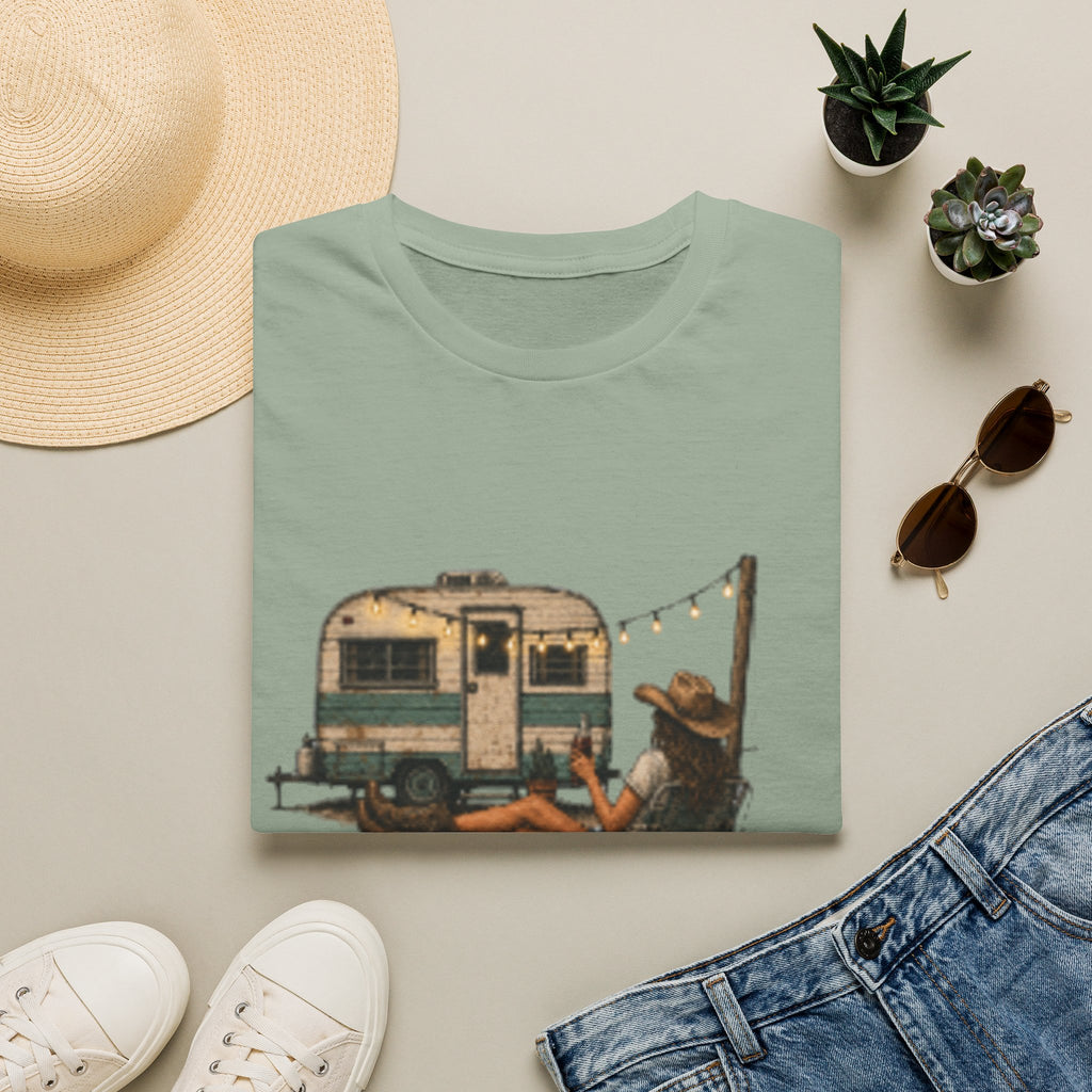 Retro Camper Relaxation T-Shirt — Vintage RV & Chill Graphic
