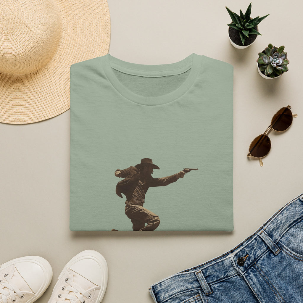 Cowboy Silhouette T-Shirt — Wild West Era Graphic Tee
