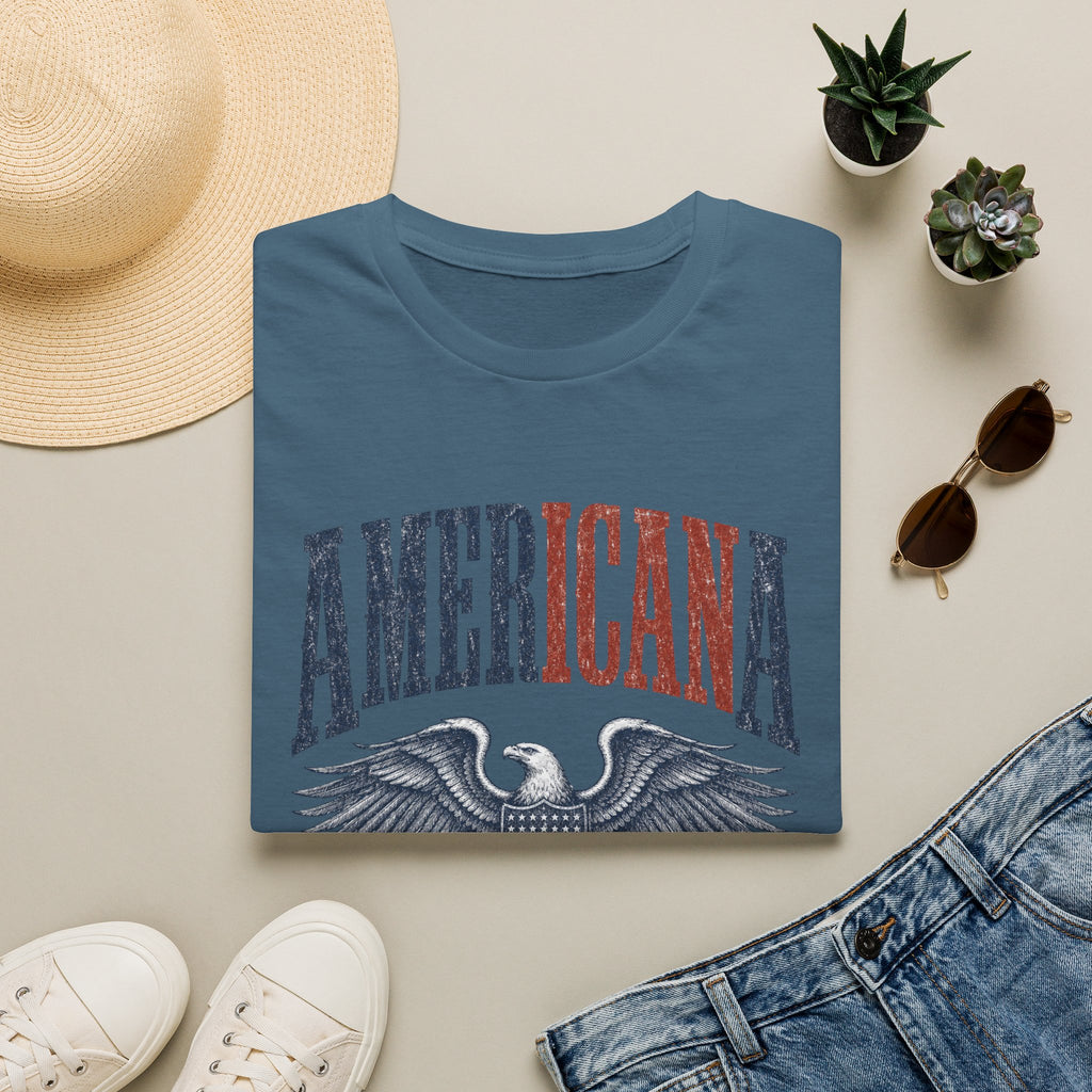 Americana Eagle T-Shirt — Vintage Patriotic Graphic Tee