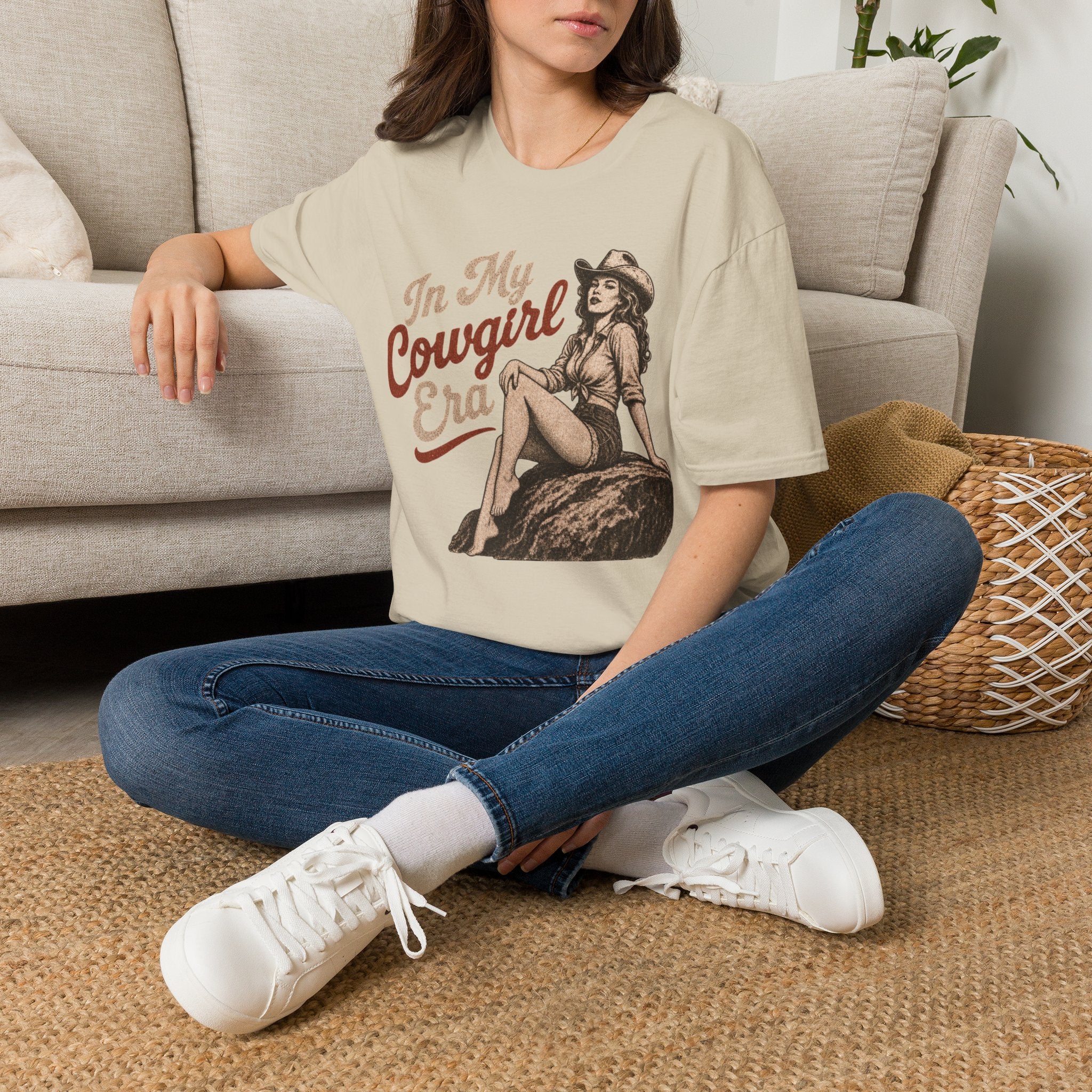 Cowgirl T-Shirt — "In My Cowgirl Era" Vintage Western Graphic Tee