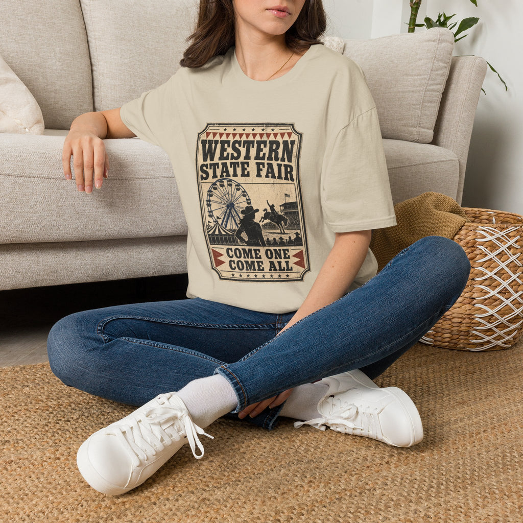 Western State Fair T-Shirt — 'Come One Come All' Vintage Carnival Tee