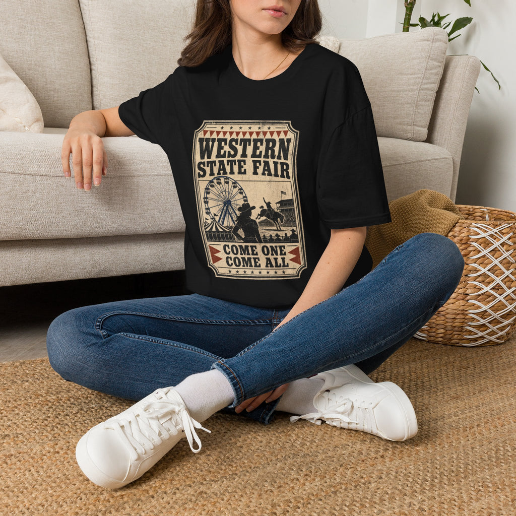 Western State Fair T-Shirt — 'Come One Come All' Vintage Carnival Tee