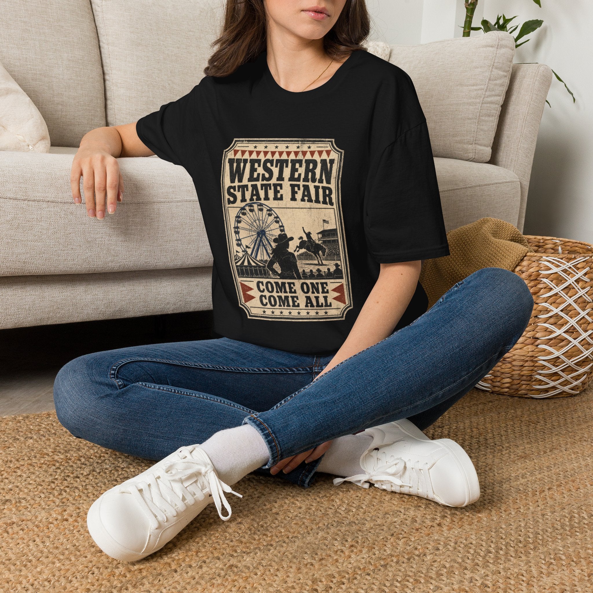Western State Fair T-Shirt — 'Come One Come All' Vintage Carnival Tee