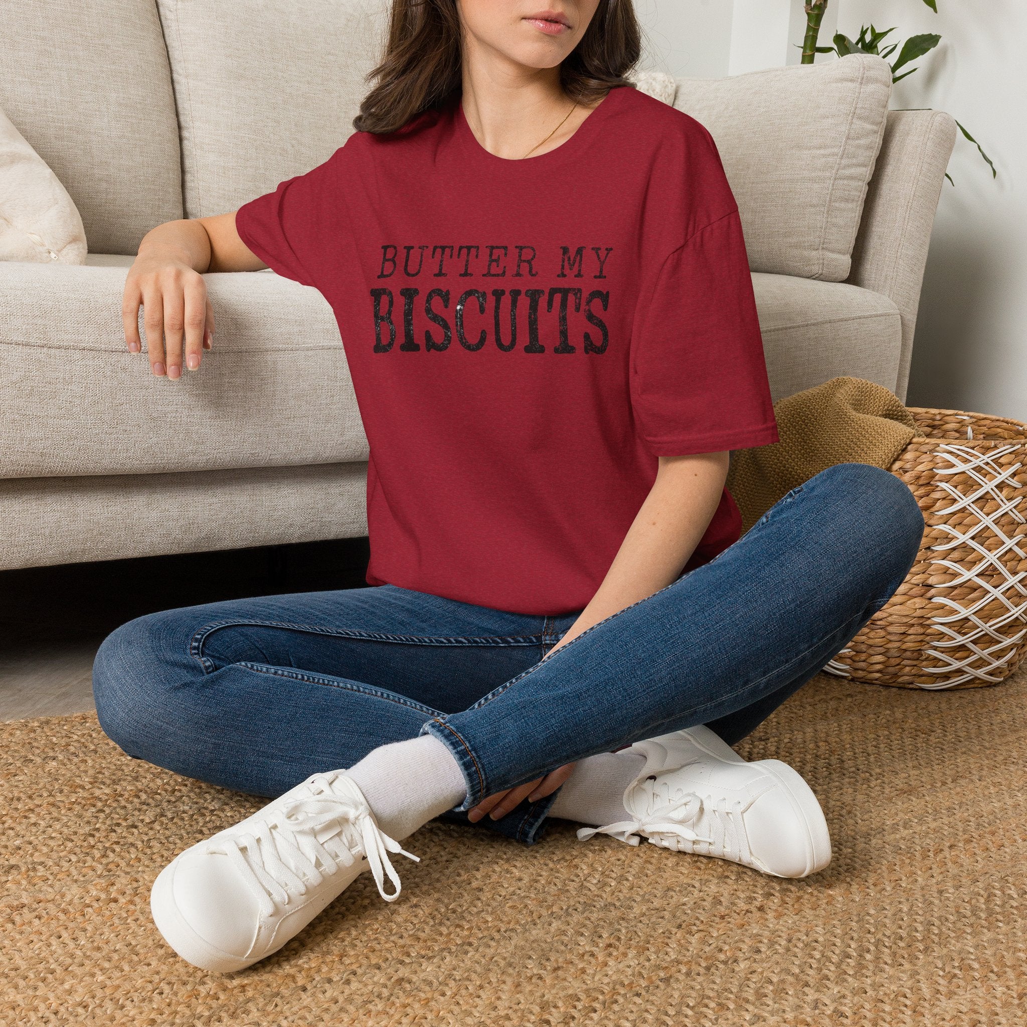 Butter My Biscuits T-Shirt — Southern Comfort Vintage Graphic Tee