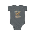 Born Fluffy Raised Tough Baby Bodysuit — Cute Bear Infant Onesie