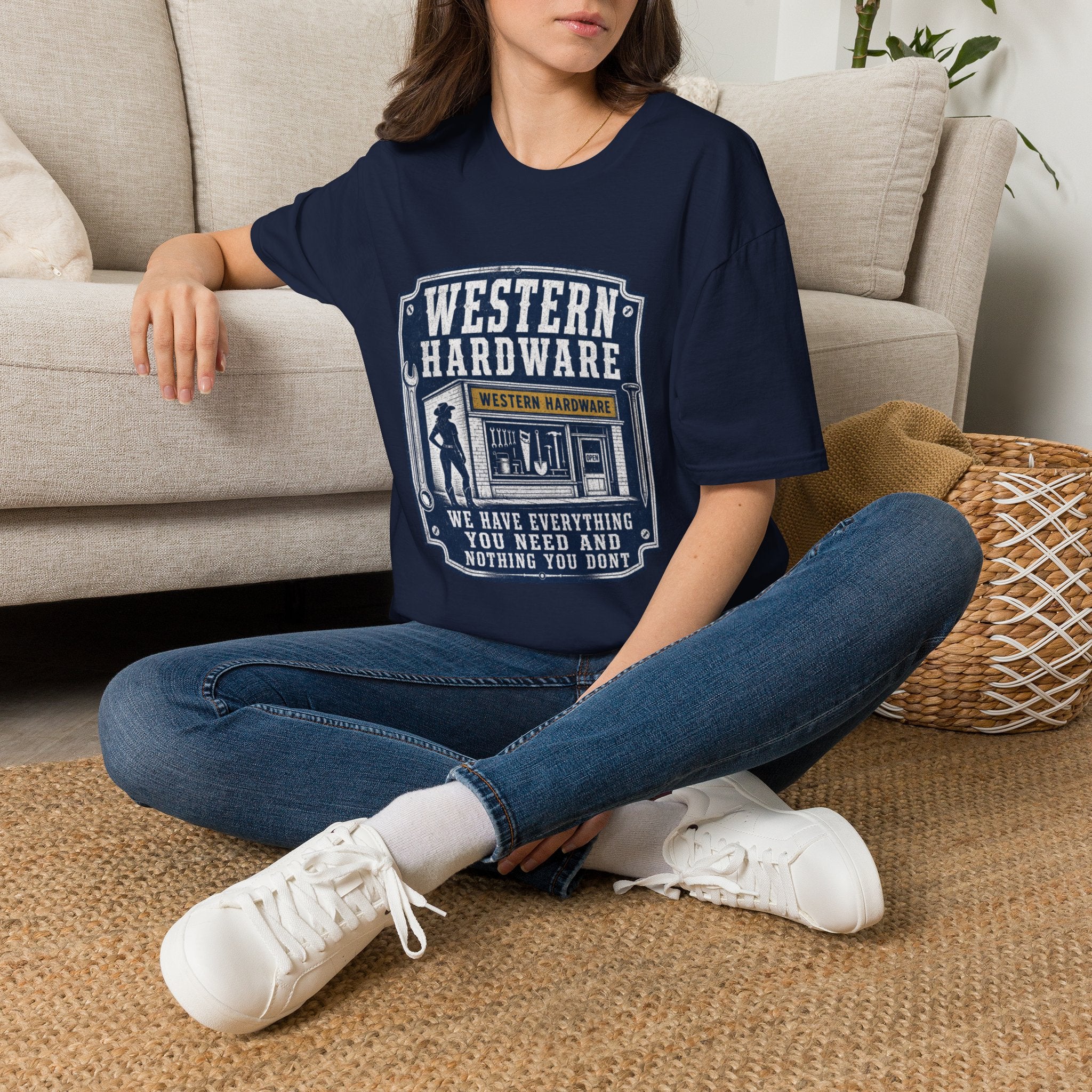 Western Hardware Vintage T-Shirt — Retro Storefront Graphic Tee