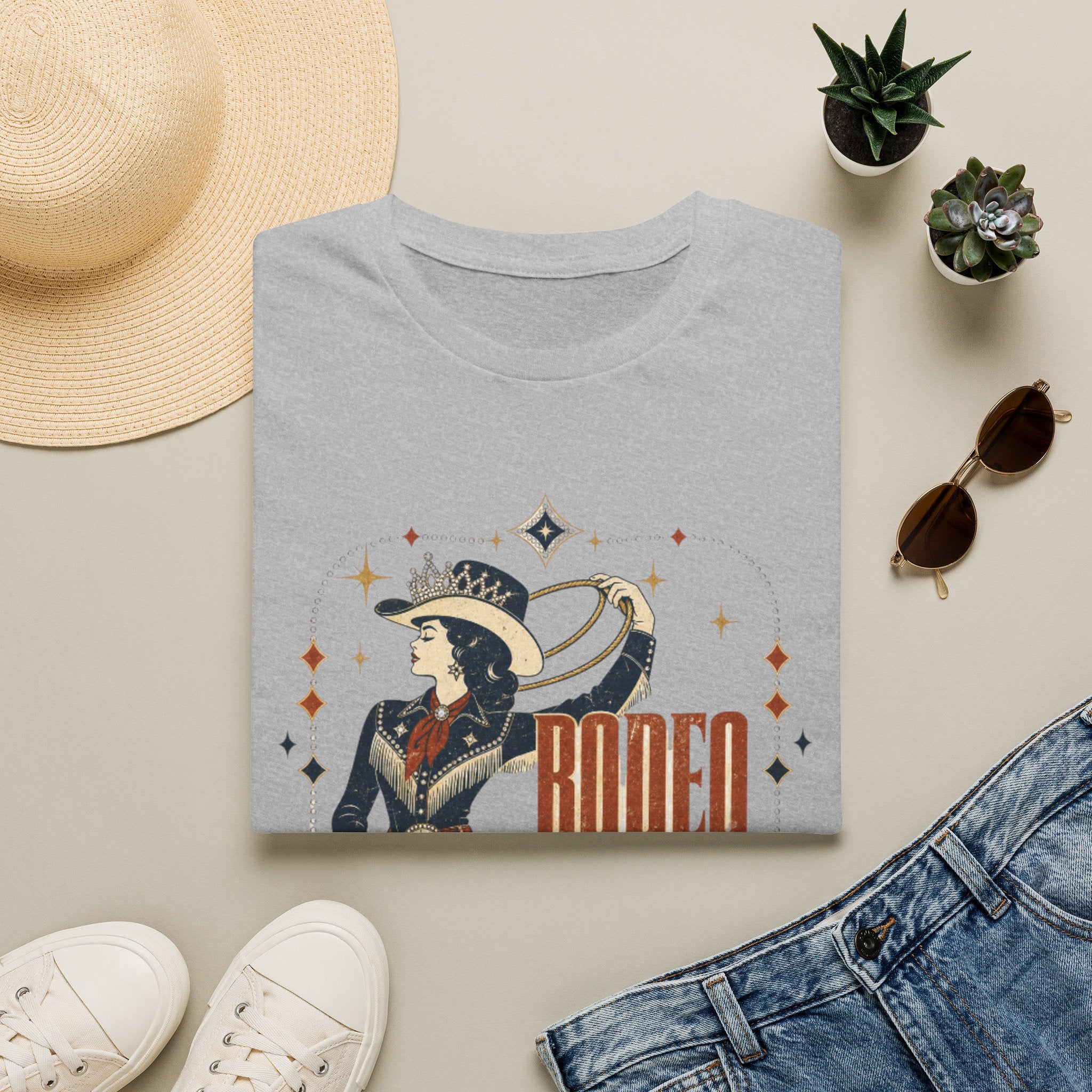 Rodeo Royale T‑Shirt — Vintage Cowgirl Rodeo Graphic Tee