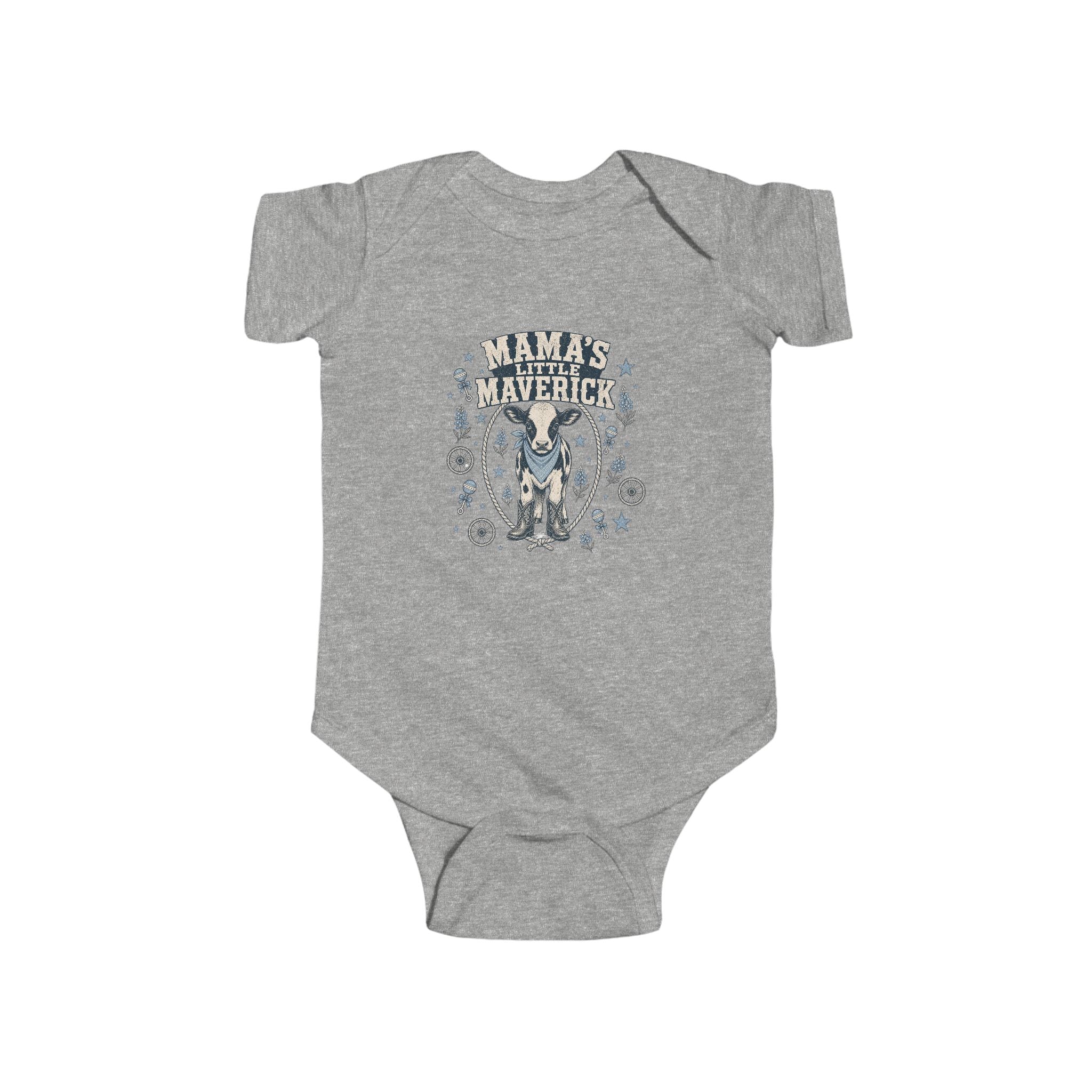 Infant Bodysuit – “Lil' Maverick” Western Cowboy Baby Onesie