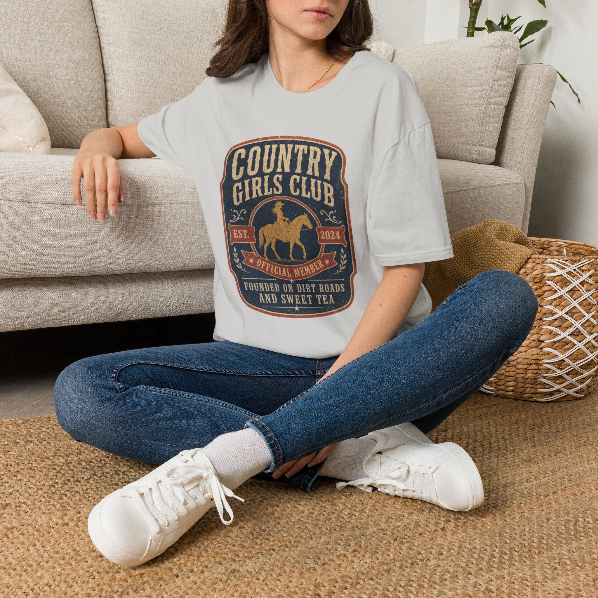 Country Girls Club T-Shirt — Vintage Rodeo Western Graphic Tee
