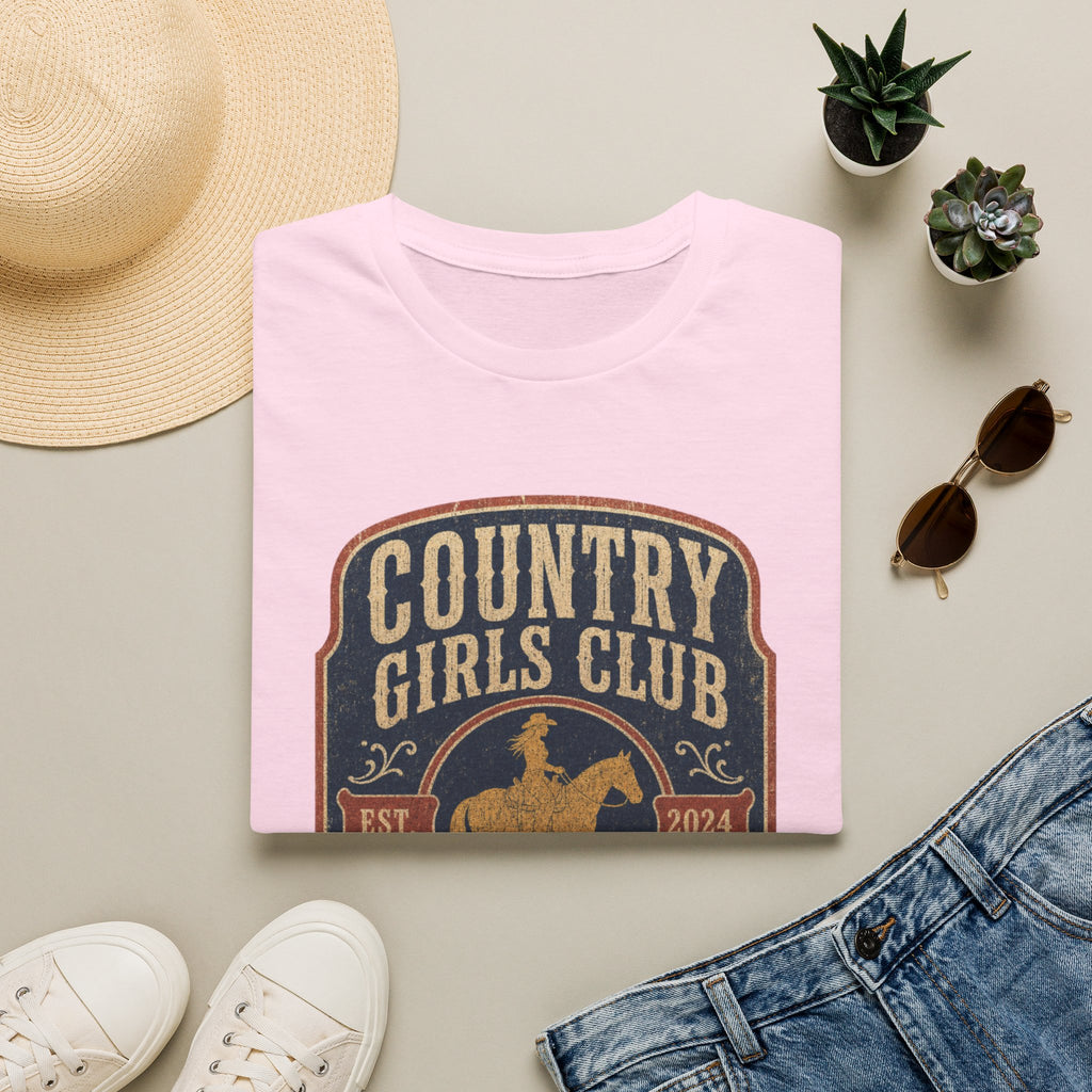 Country Girls Club T-Shirt — Vintage Rodeo Western Graphic Tee
