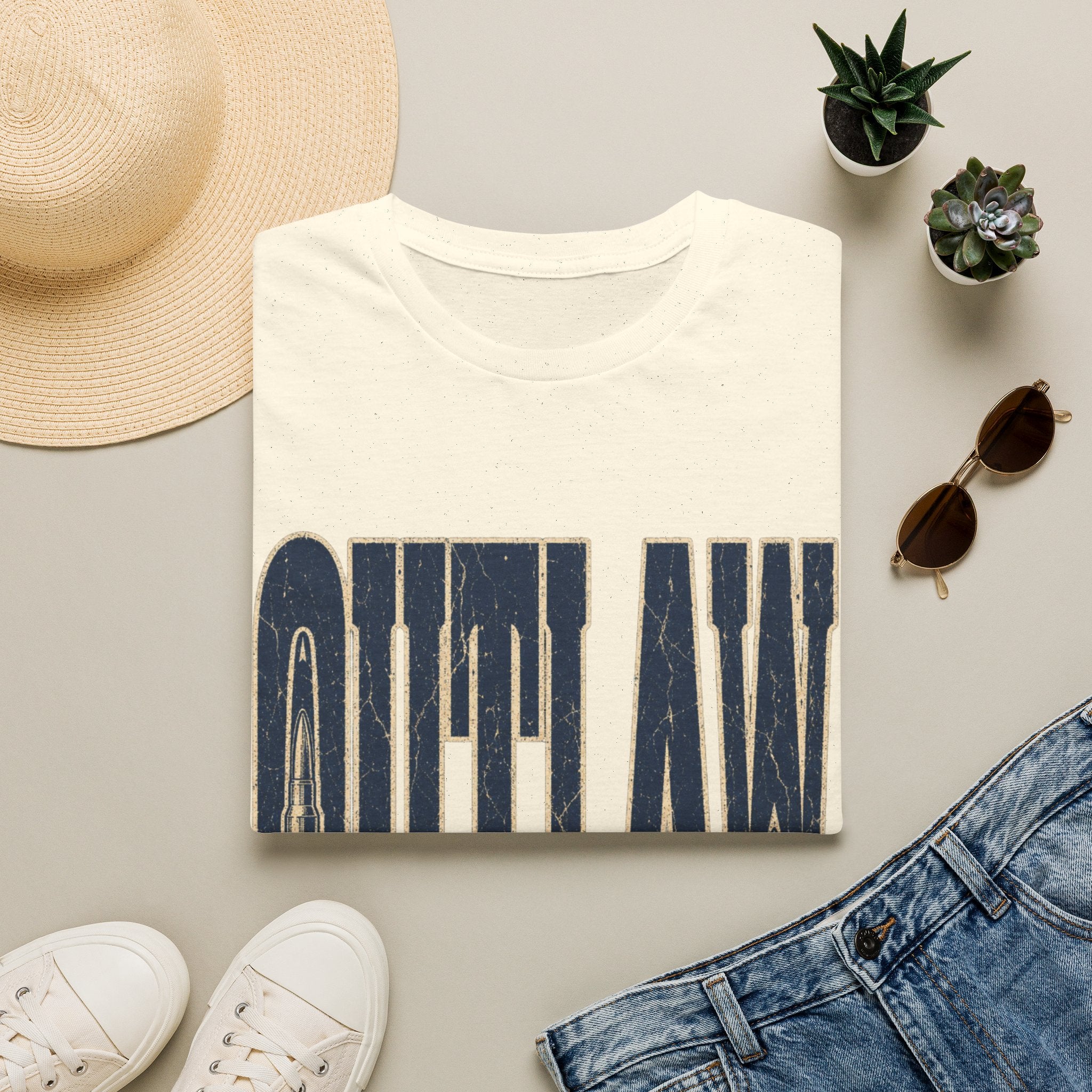 Outlaw Graphic T-Shirt — Vintage Western Tee