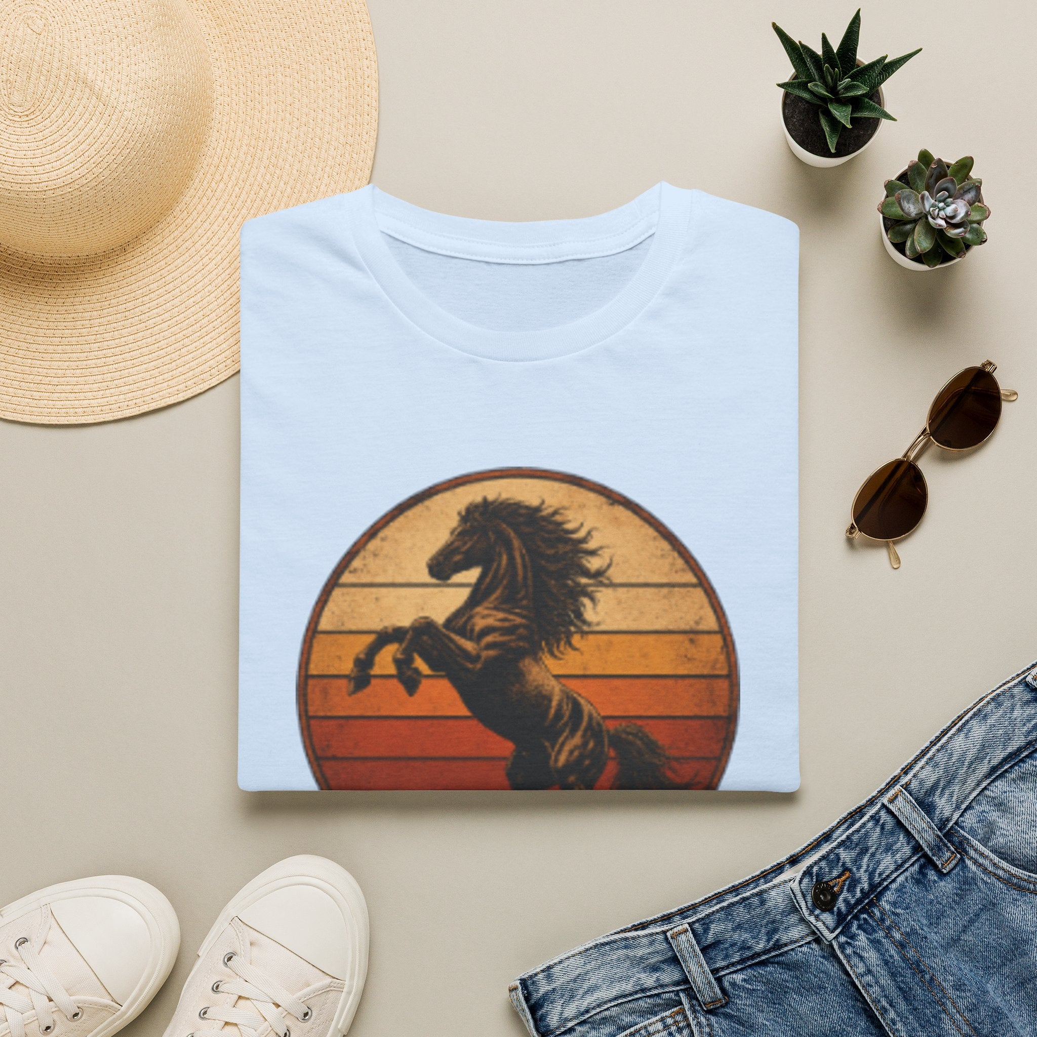 Vintage Sunset Stallion T-Shirt