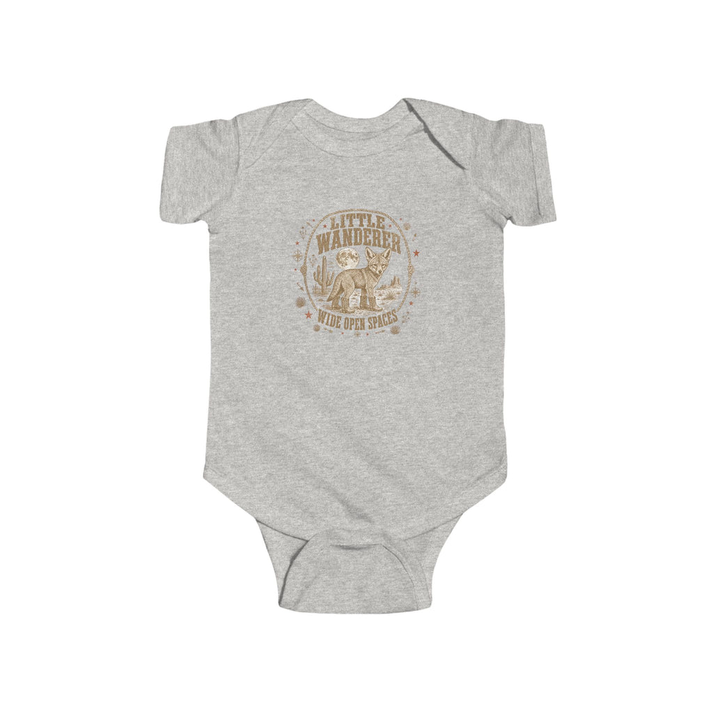 Baby Bodysuit - "Little Wanderer" Adventure Graphic Infant Onesie