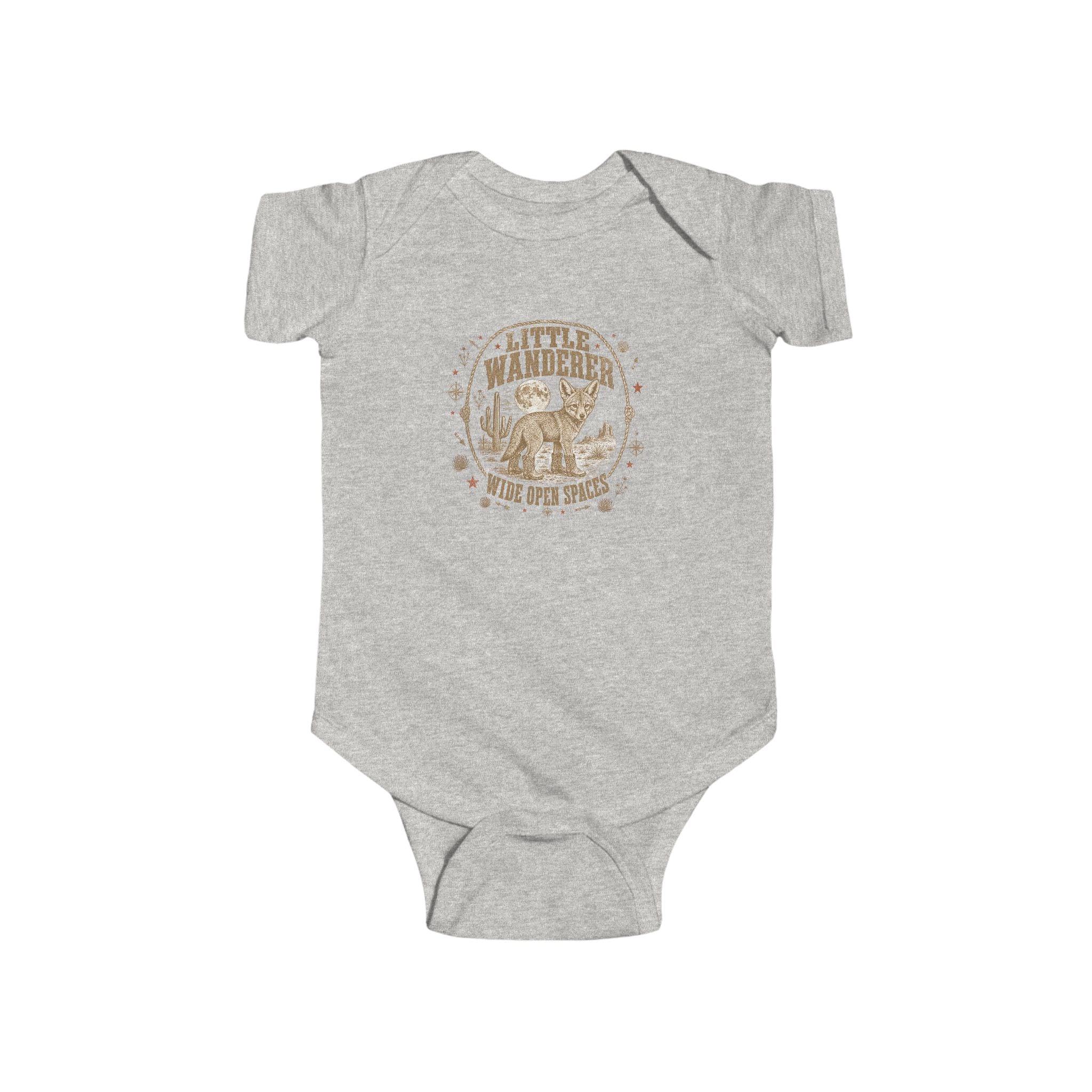 Baby Bodysuit - "Little Wanderer" Adventure Graphic Infant Onesie