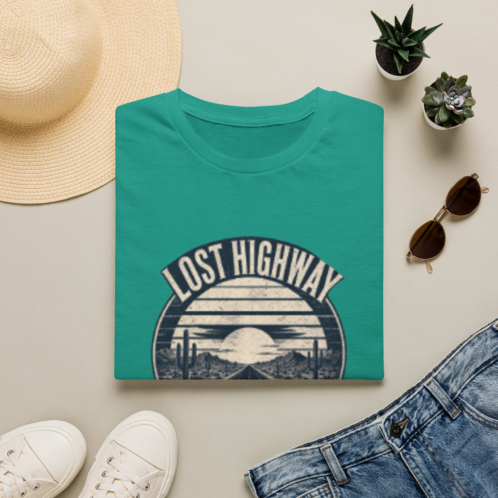 Lost Highway T-Shirt — Vintage Road Trip Sunset Graphic Tee
