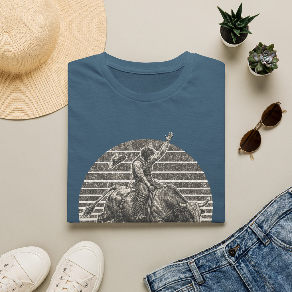 Bull Rider T-Shirt — Vintage Rodeo Western Graphic Tee