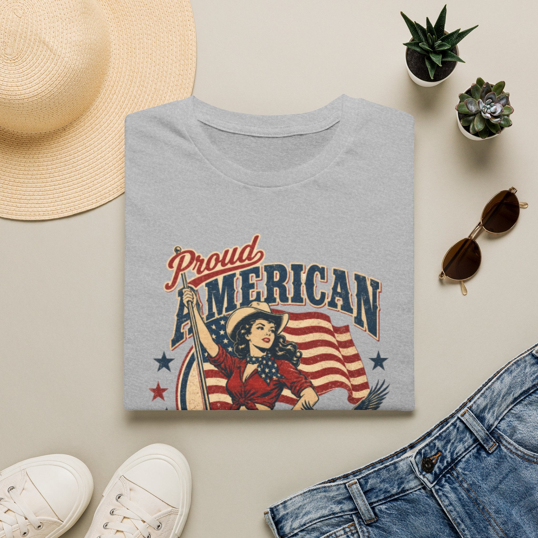 Proud American Cowgirl T-Shirt