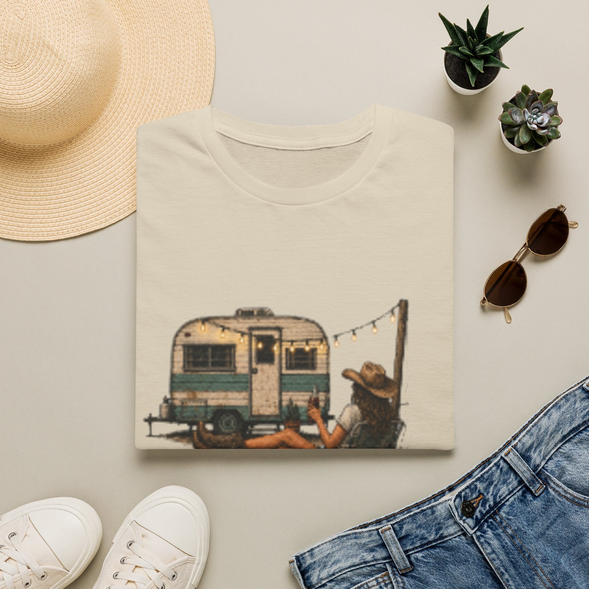 Retro Camper Relaxation T-Shirt — Vintage RV & Chill Graphic