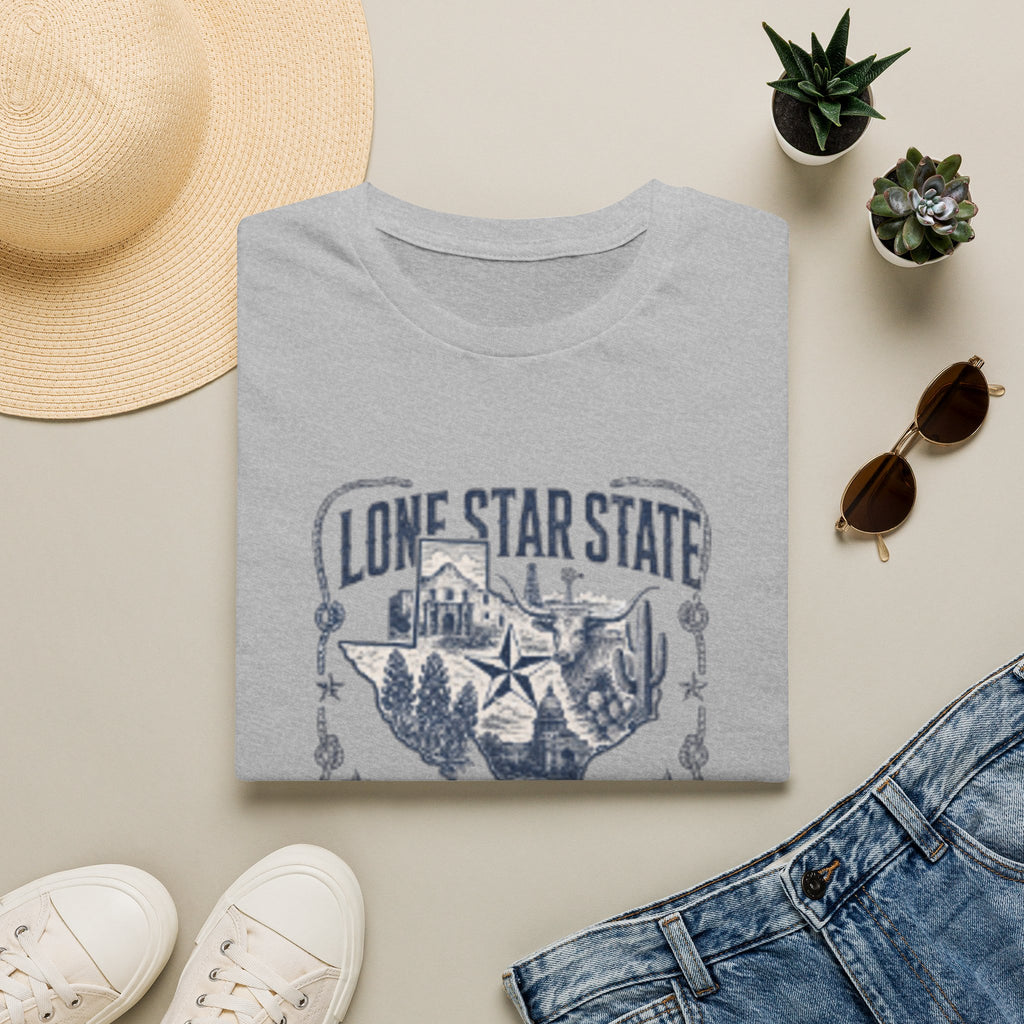 Lone Star State Texas T-Shirt — Vintage Texas Map & Emblem Tee