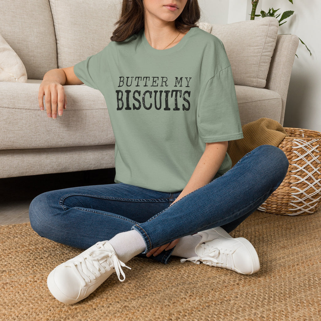 Butter My Biscuits T-Shirt — Southern Comfort Vintage Graphic Tee