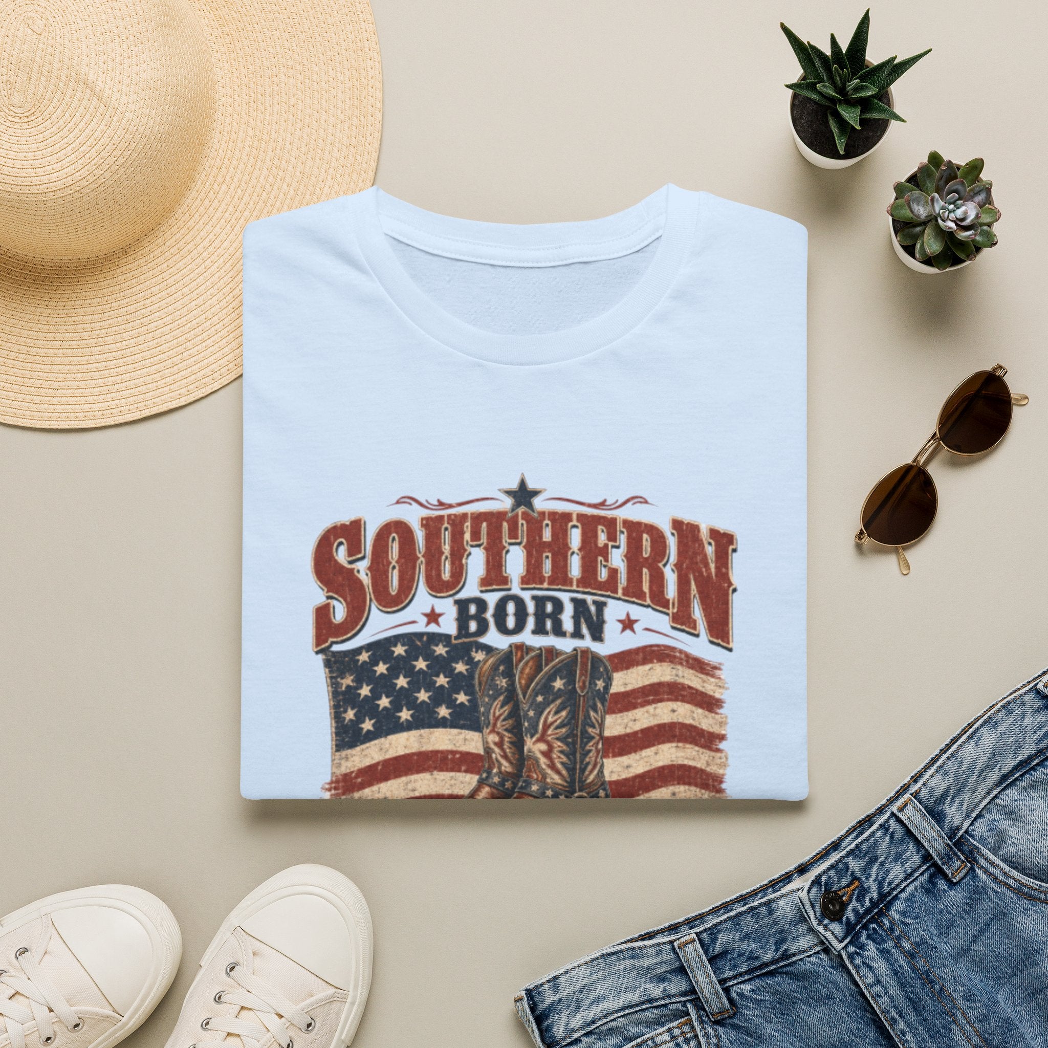 Southern Born American Made T‑Shirt