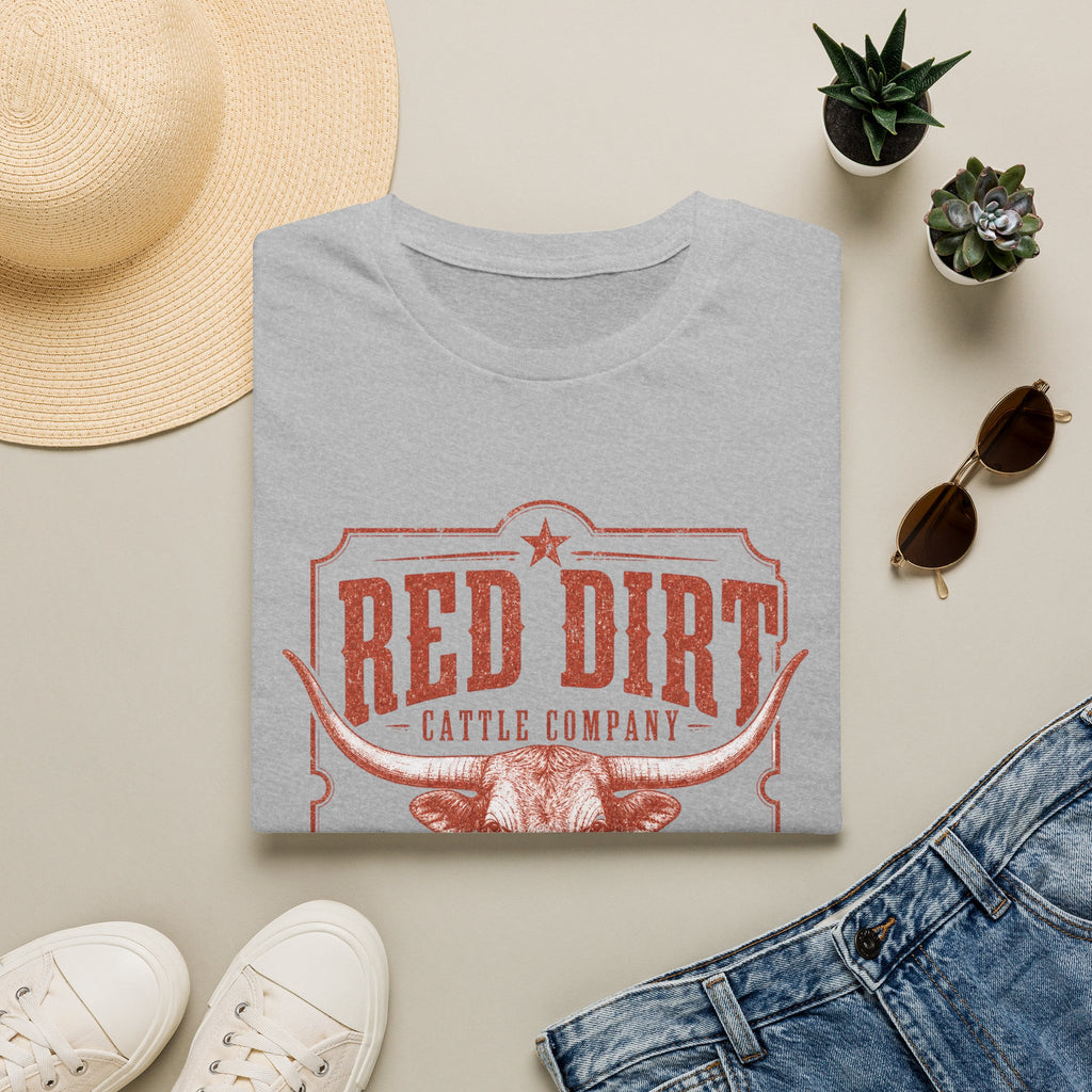 Red Dirt Cattle Company T-Shirt — Vintage Western Ranch Tee