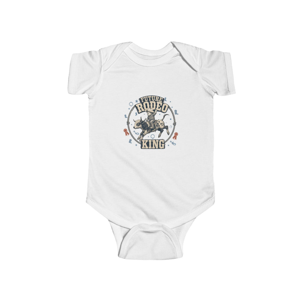 Infant Bodysuit — 'Future Rodeo King' Western Baby Onesie