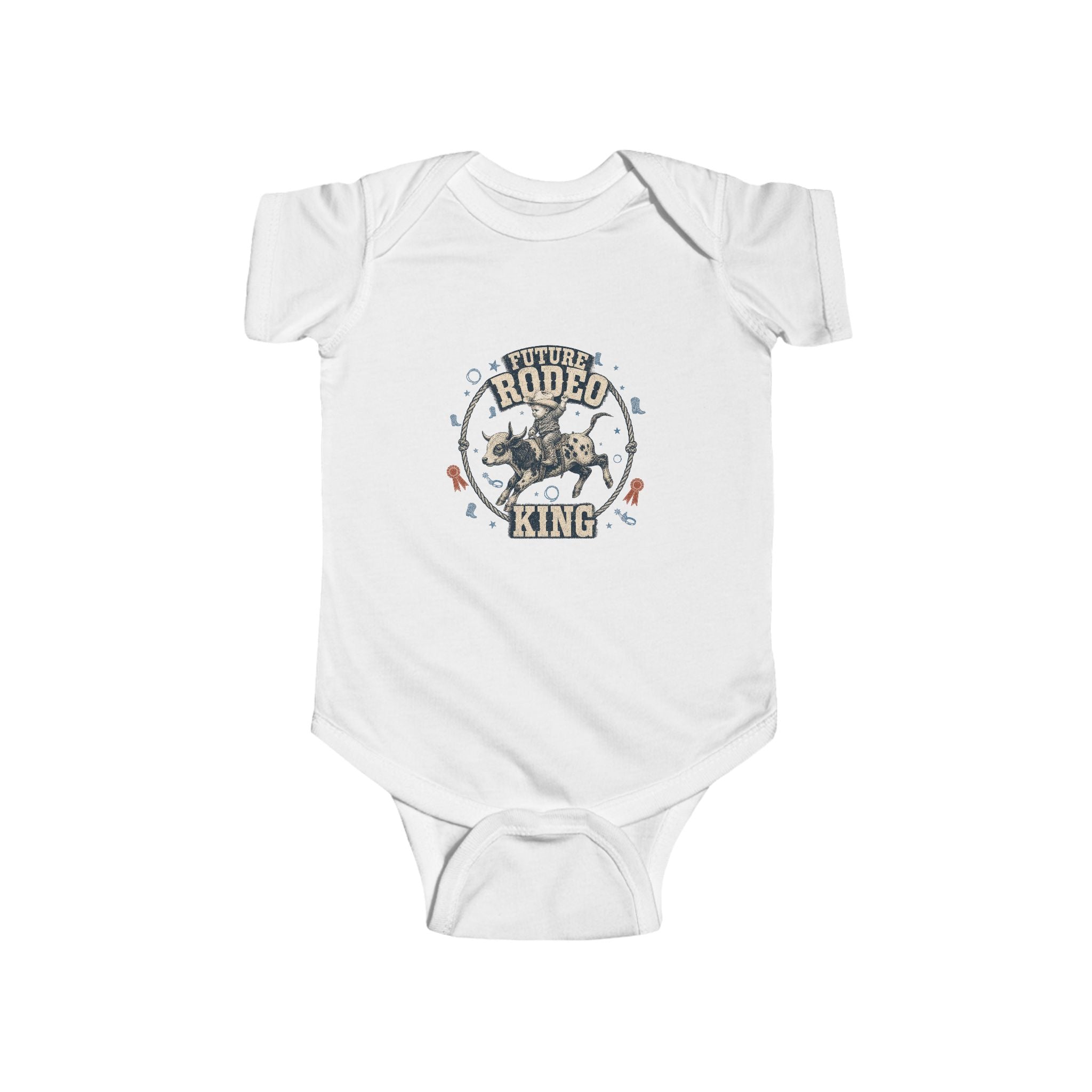 Infant Bodysuit — 'Future Rodeo King' Western Baby Onesie