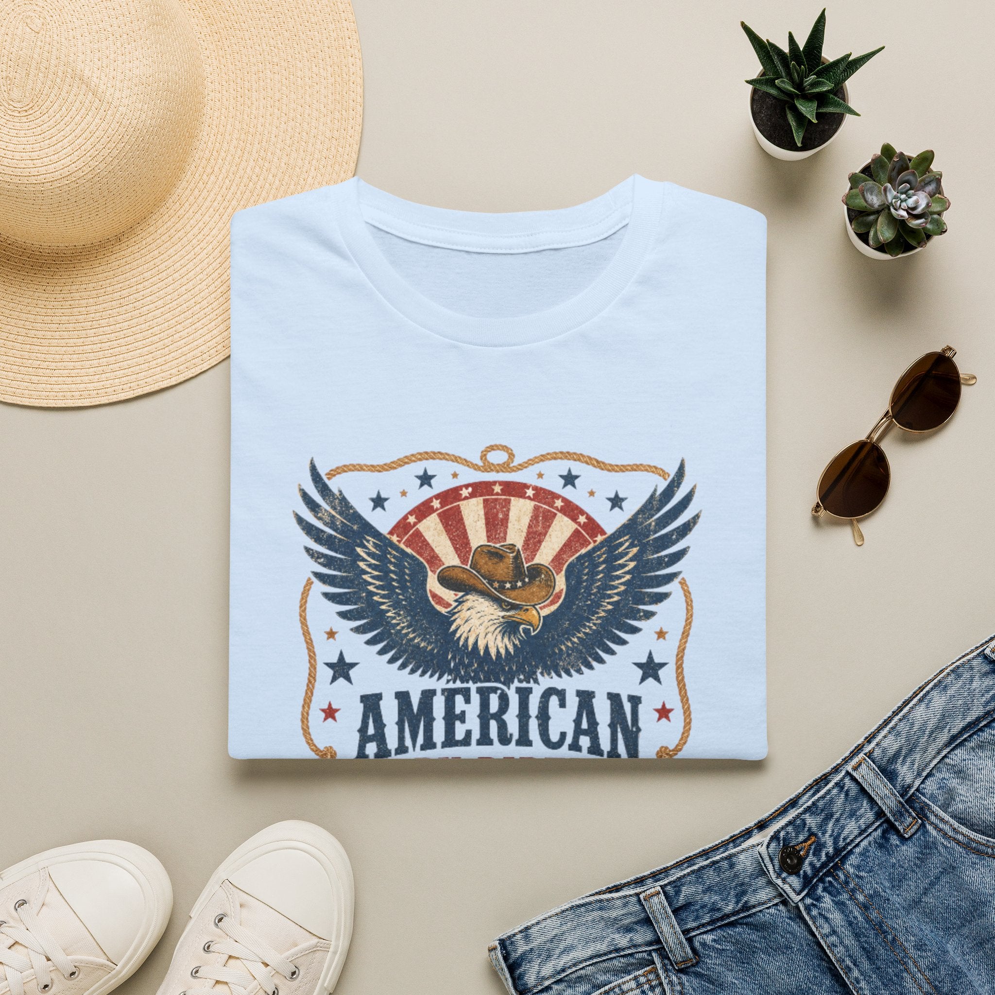 American By Birth Cowgirl By Choice T-Shirt