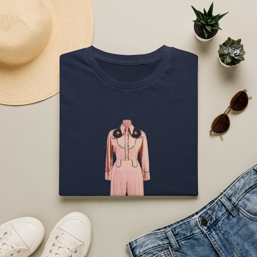 Retro Pink Western Jumpsuit Tee