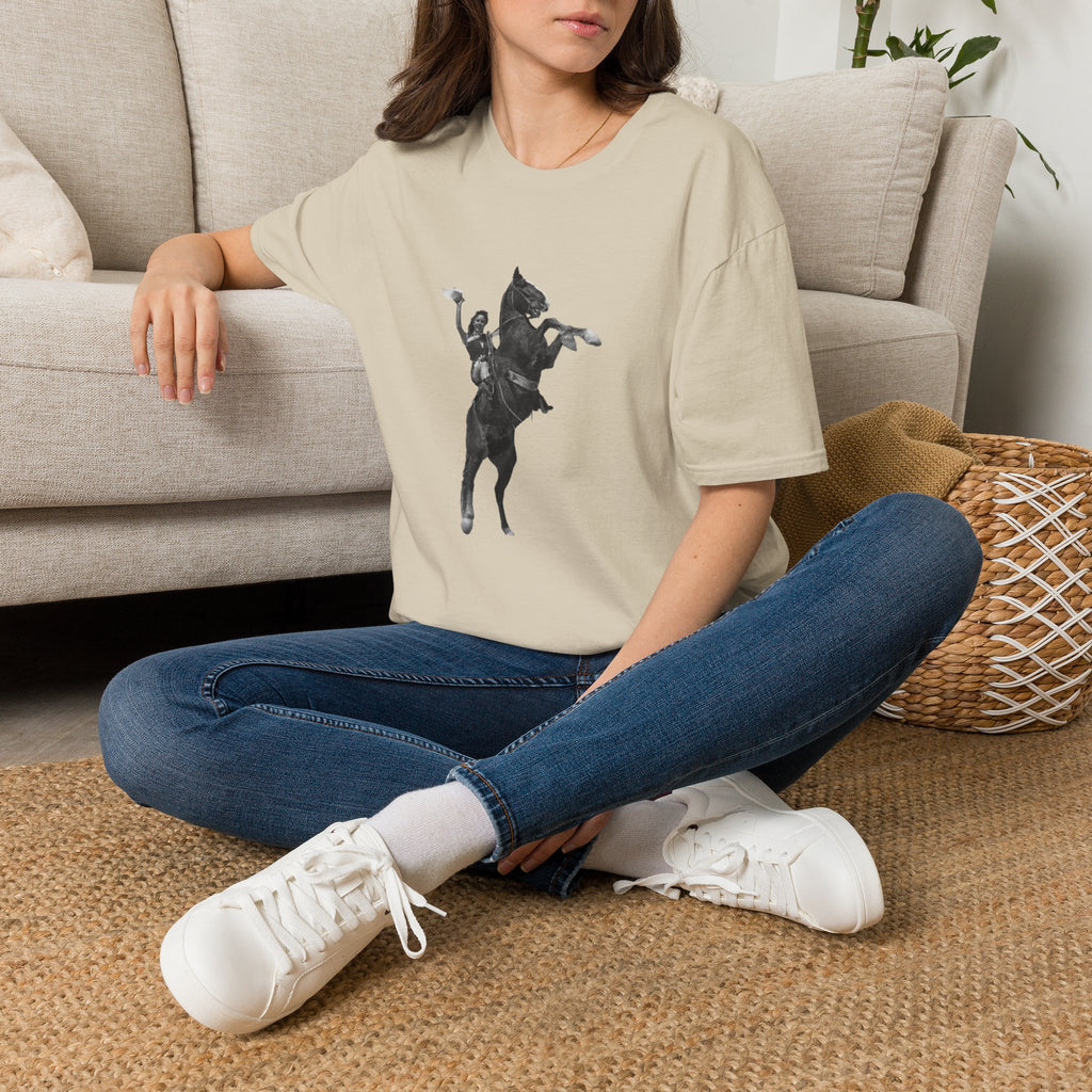 Cowgirl Graphic T‑Shirt — Vintage Horse & Rider Tee
