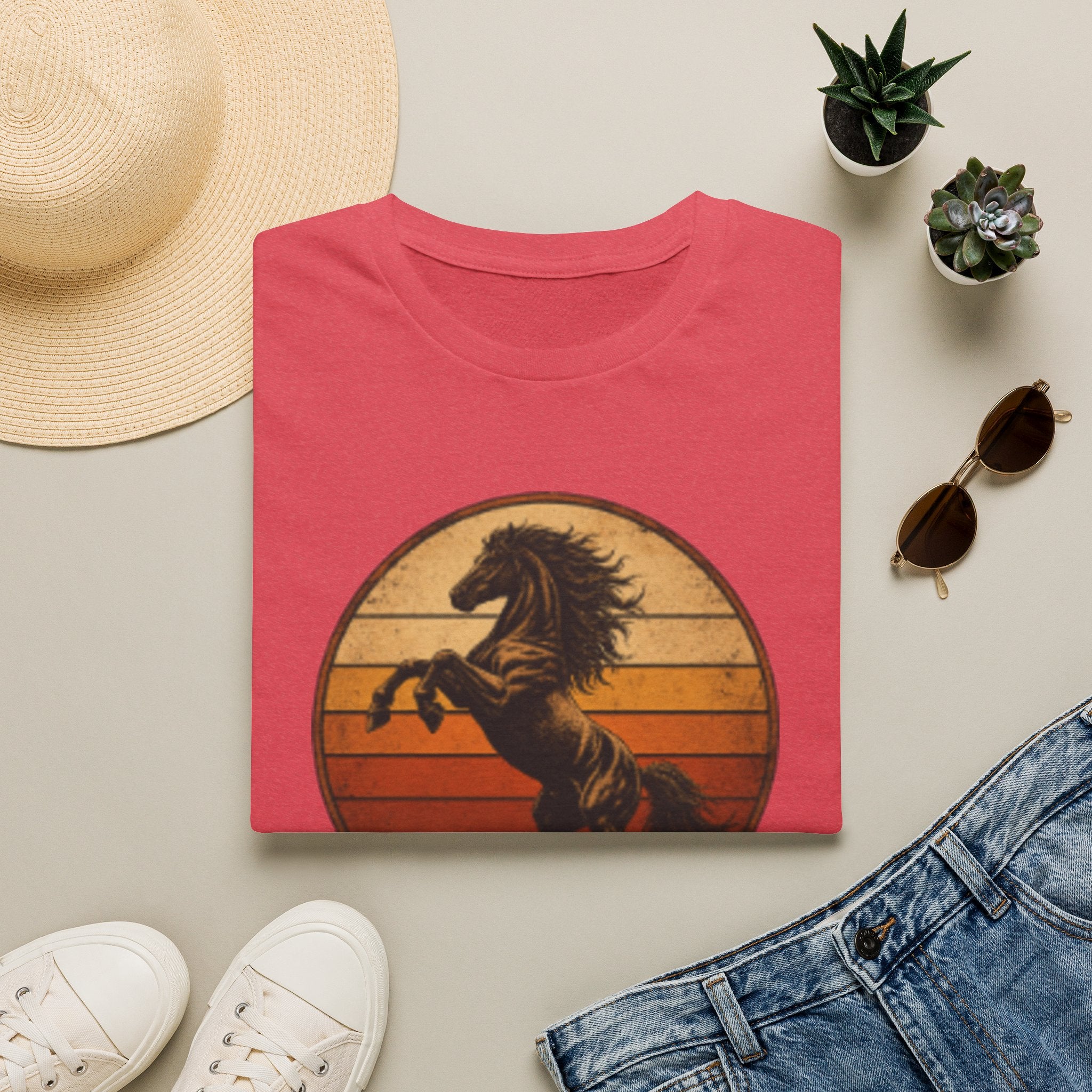 Vintage Sunset Stallion T-Shirt
