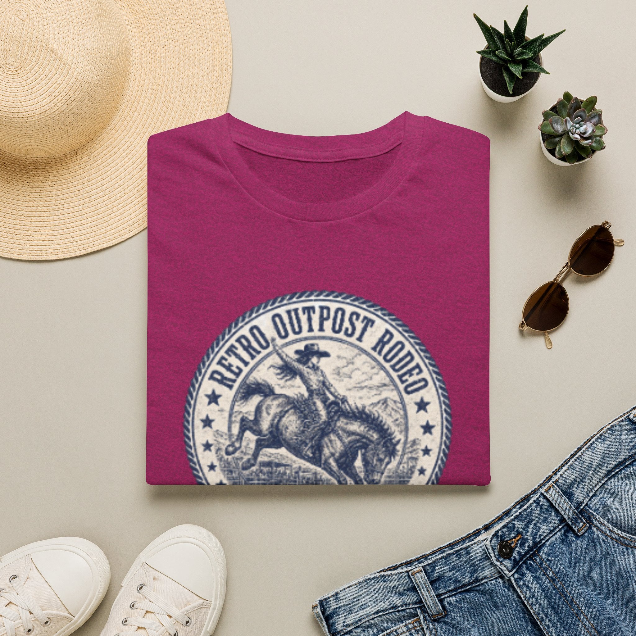 Retro Outpost Rodeo T-Shirt — Vintage Rodeo Bull Rider Tee (Est. 2021)