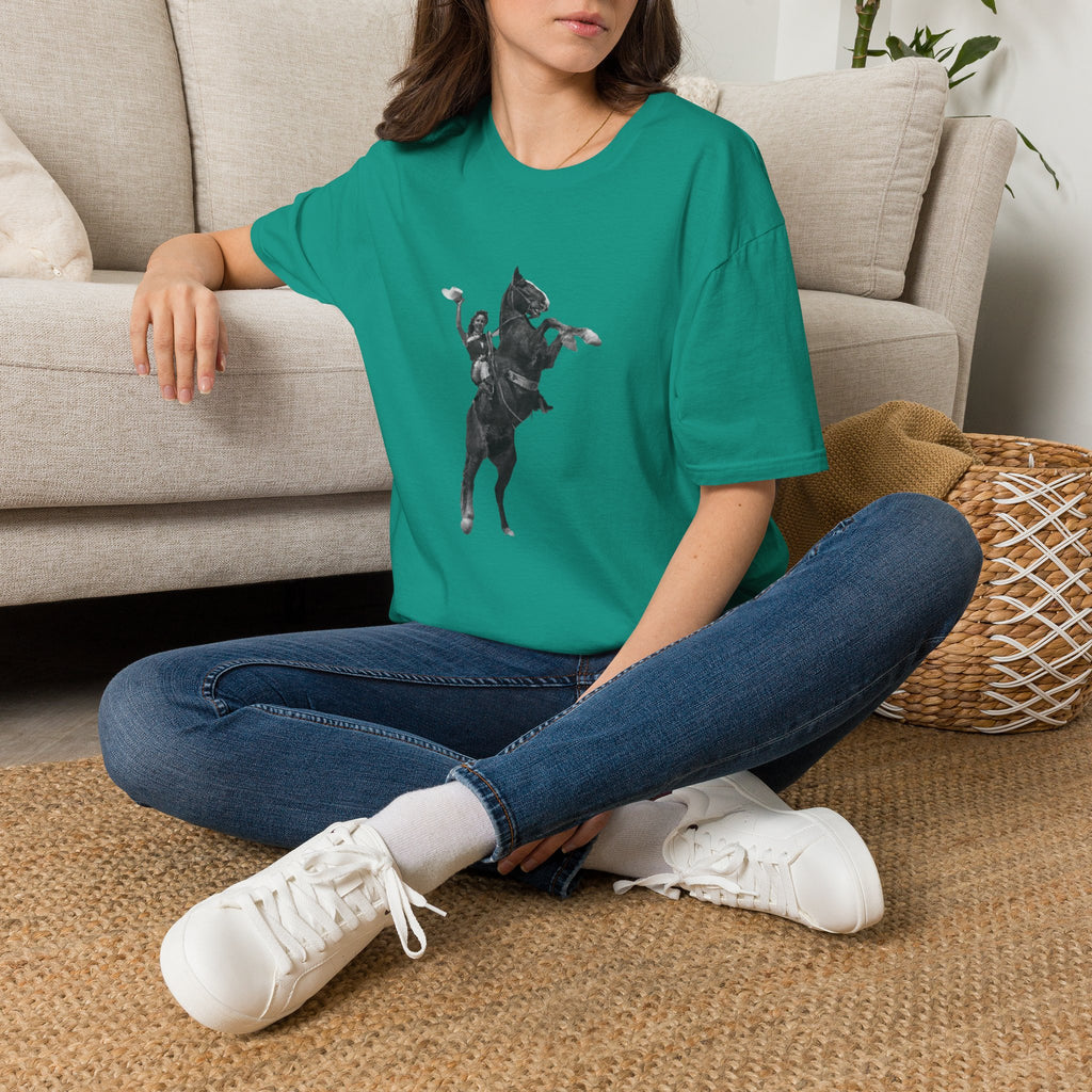 Cowgirl Graphic T‑Shirt — Vintage Horse & Rider Tee