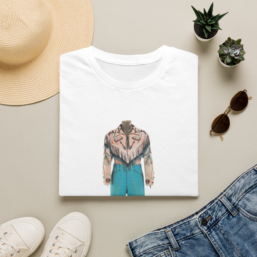 Cowboy Jacket Illustration T-Shirt — Vintage Western Outfit Graphic Tee