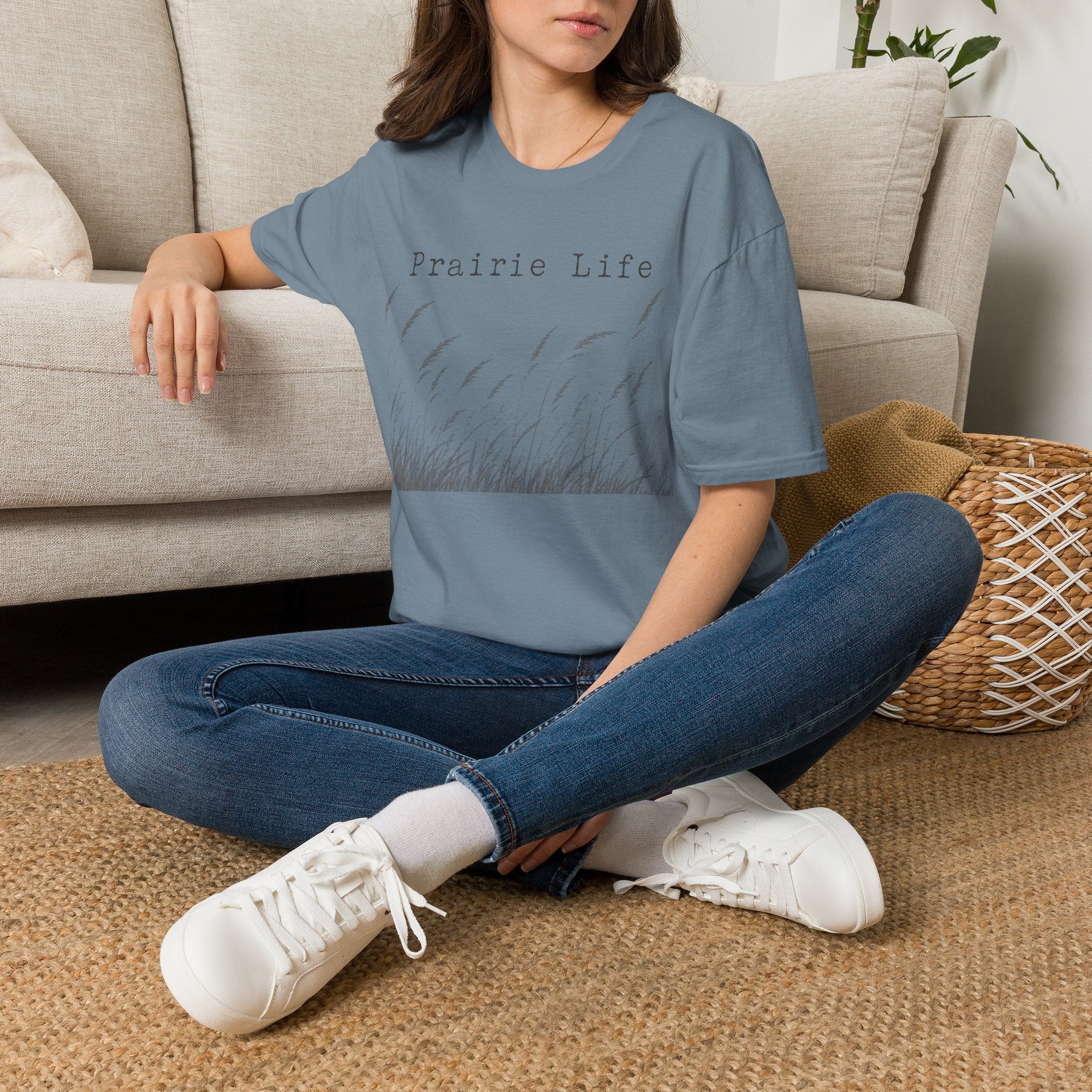 Prairie Life T-Shirt — Minimalist Farmhouse Tee for Country Living